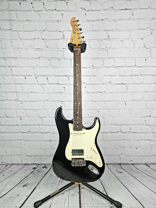 LSL Instruments Saticoy Custom H/S Reverse Headstock Stainless Frets Electric Guitar Black Gloss Nitro