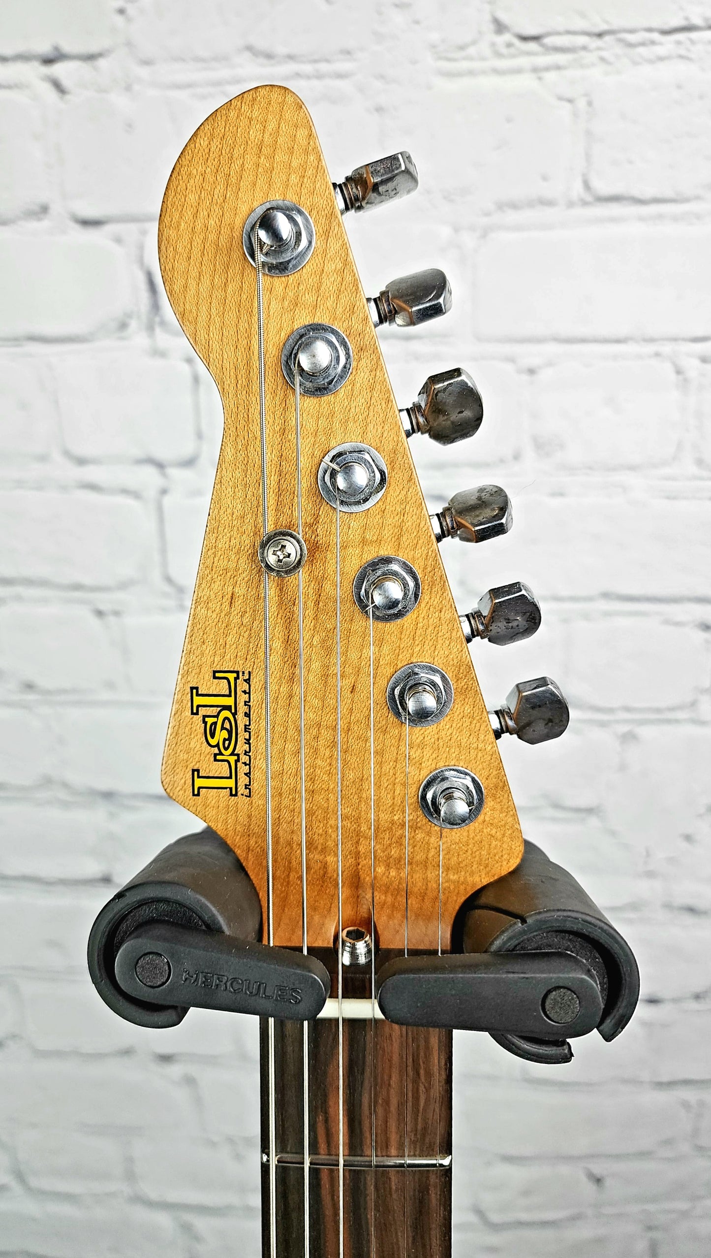 LSL Instruments Saticoy Custom H/S Reverse Headstock Stainless Frets Electric Guitar Black Gloss Nitro