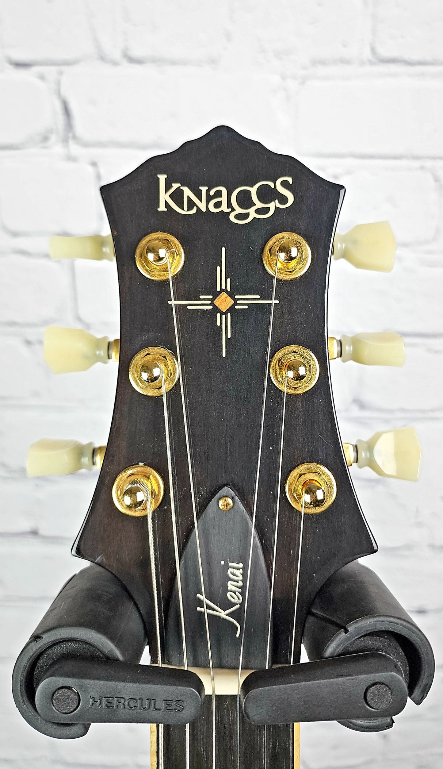 USED Knaggs Kenai Tier 1 Sunrise Burst Quilt Top HSS Electric Guitar Flame Neck