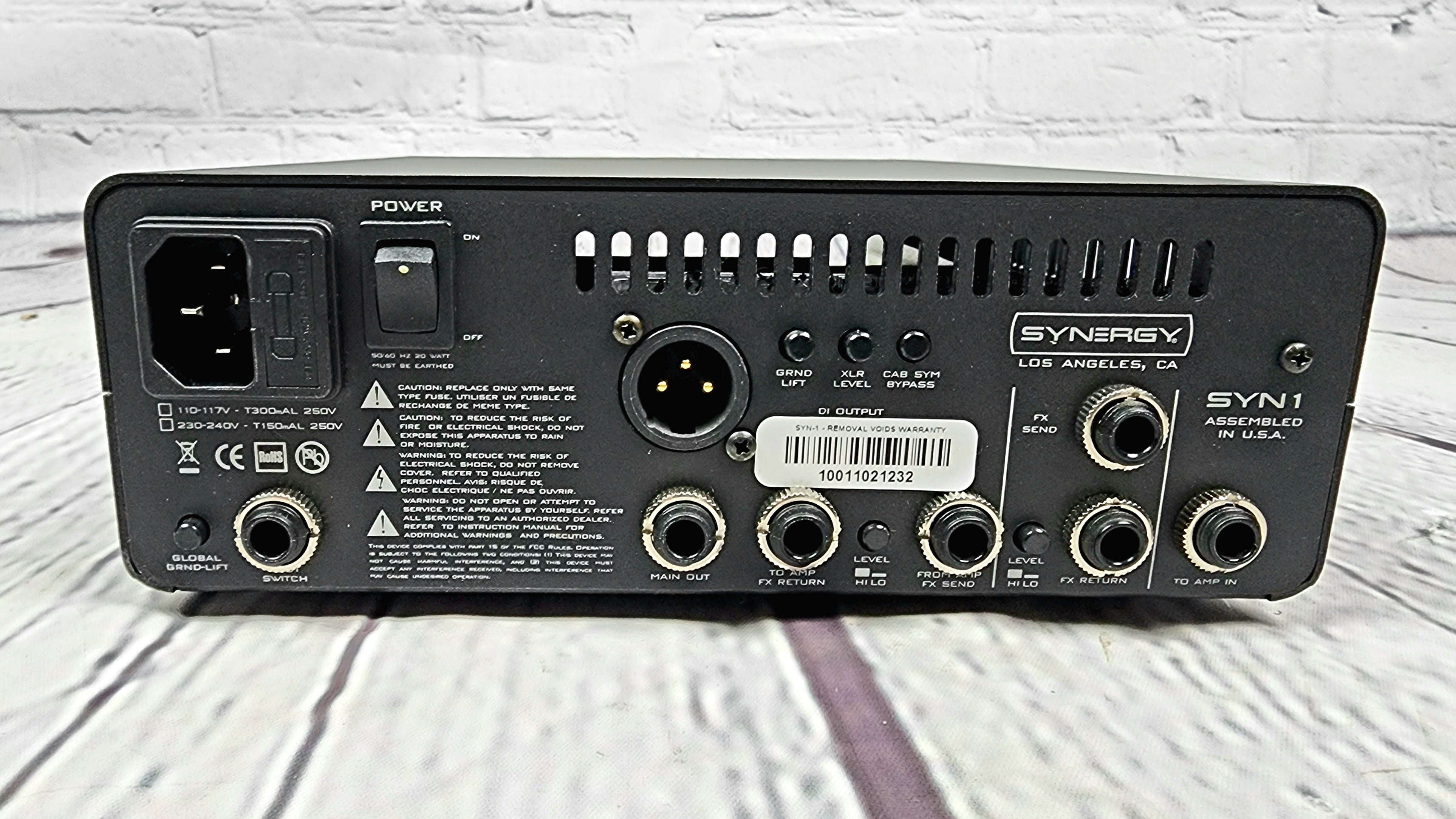 Synergy Module USED Synergy SYN-1 Preamp Module Holder Amplifier DI – Guitar Brando