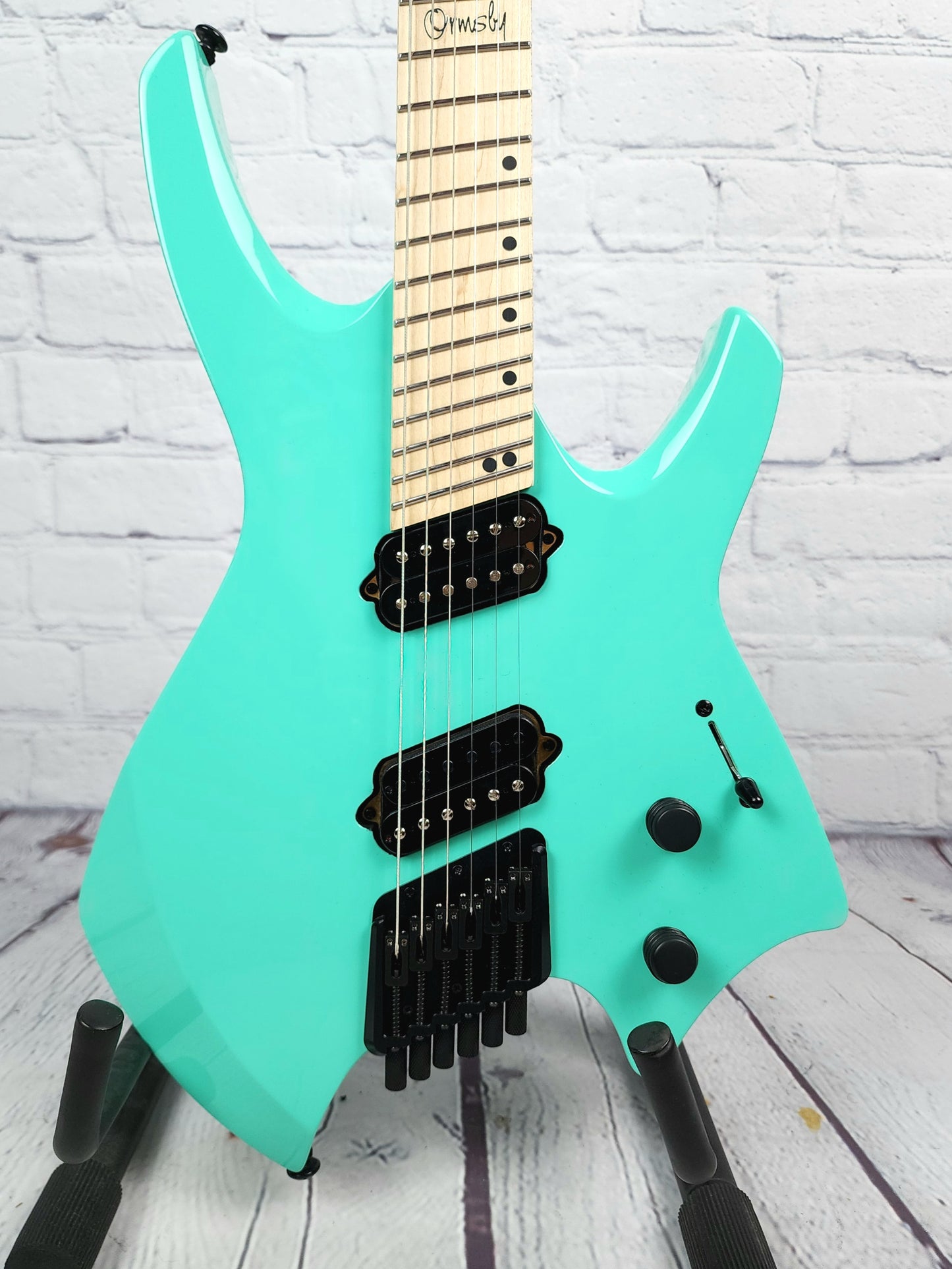 Ormsby Guitars Goliath GTR 6 String Headless Electric Guitar Seafoam RUN 14