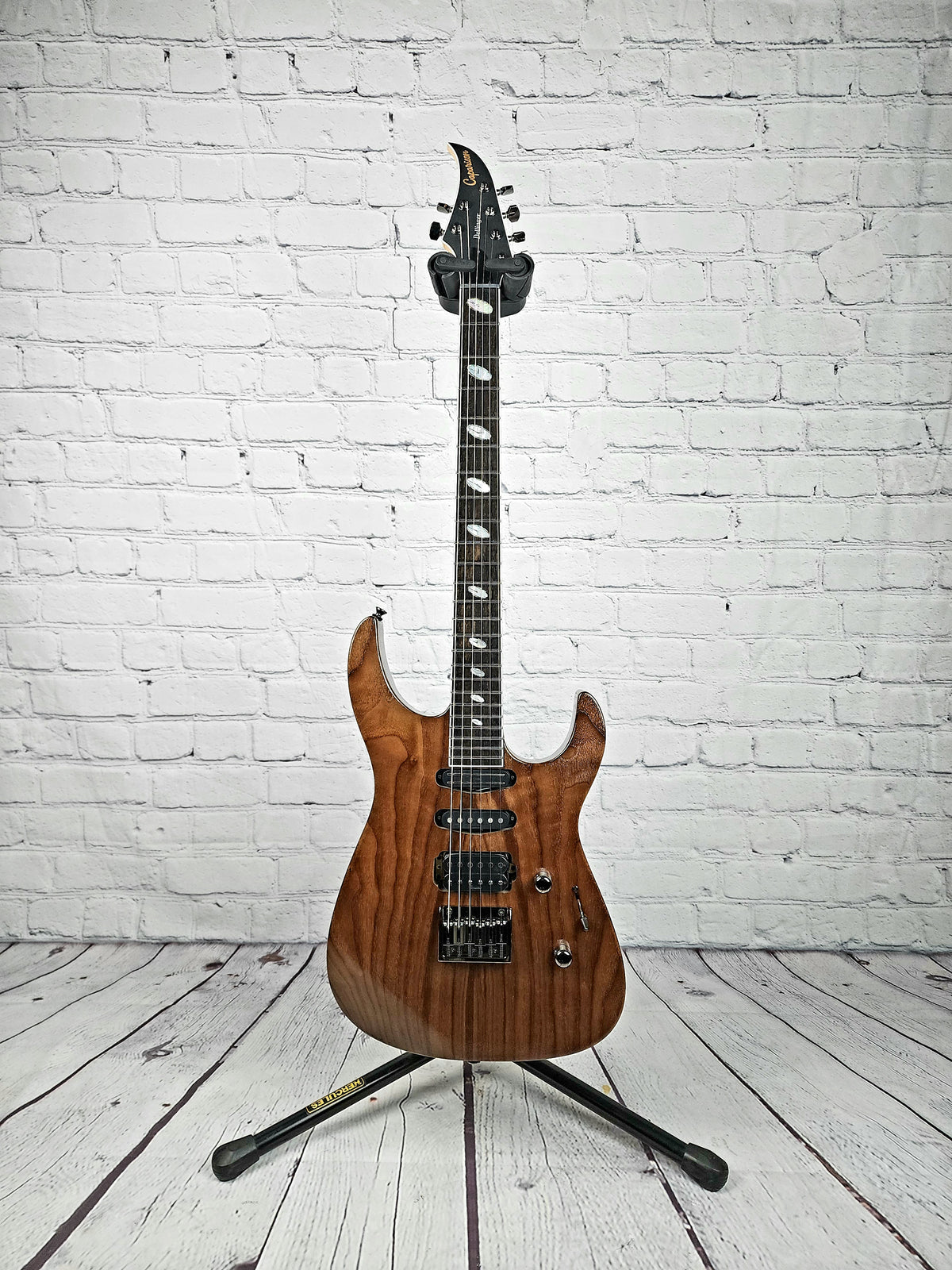 Caparison Dellinger WB-FX EF 6 String Electric Guitar Natural Stainles ...