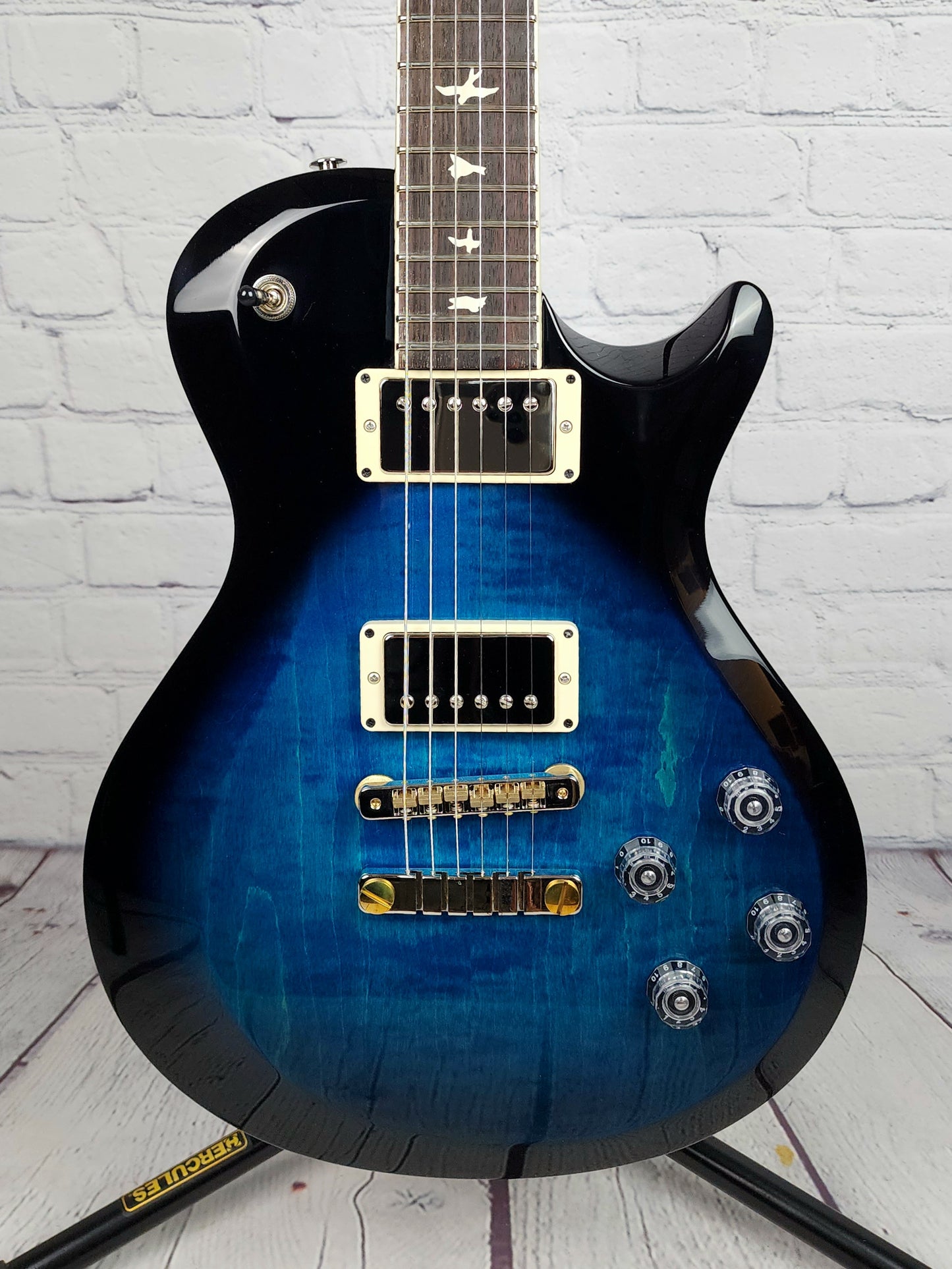 Paul Reed Smith PRS S2 McCarty 594 Singlecut Whale Blue Smokeburst Wrap Electric Guitar