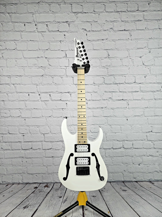 Ibanez PGMM31 WH Paul Gilbert miKro Short Scale White Electric Guitar