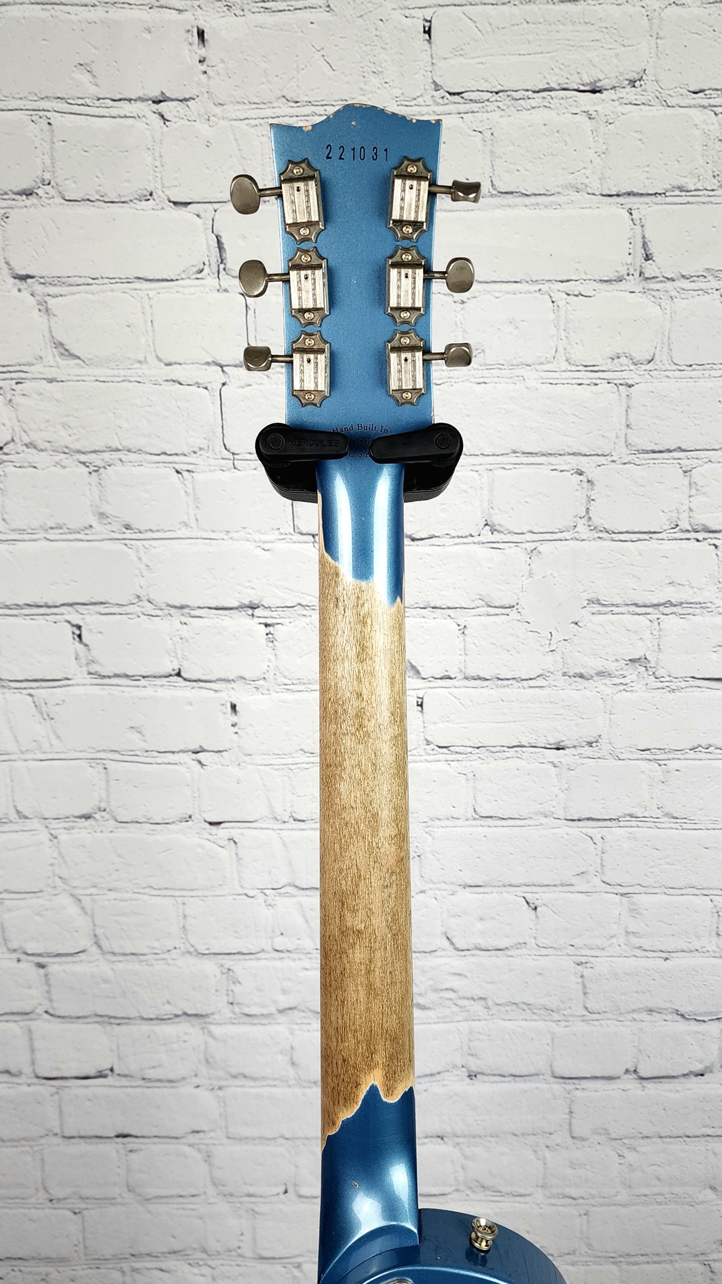 Fano Guitars SP6 Oltre Single Cut Electric Guitar Pelham Blue Medium Relic Lollar