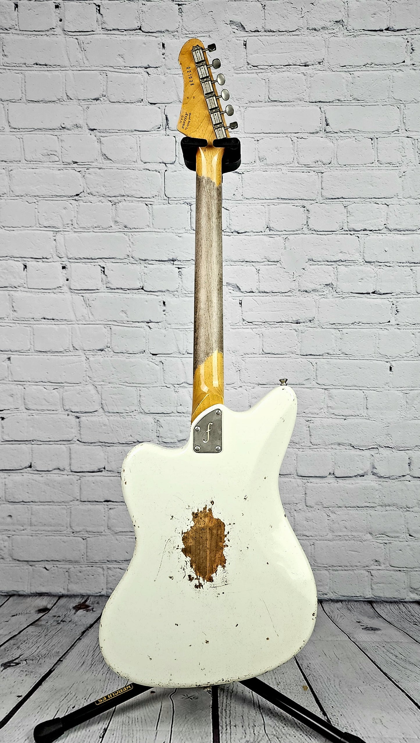 Fano JM6 Oltre Electric Guitar Olympic White Medium Relic Lollar Firebird
