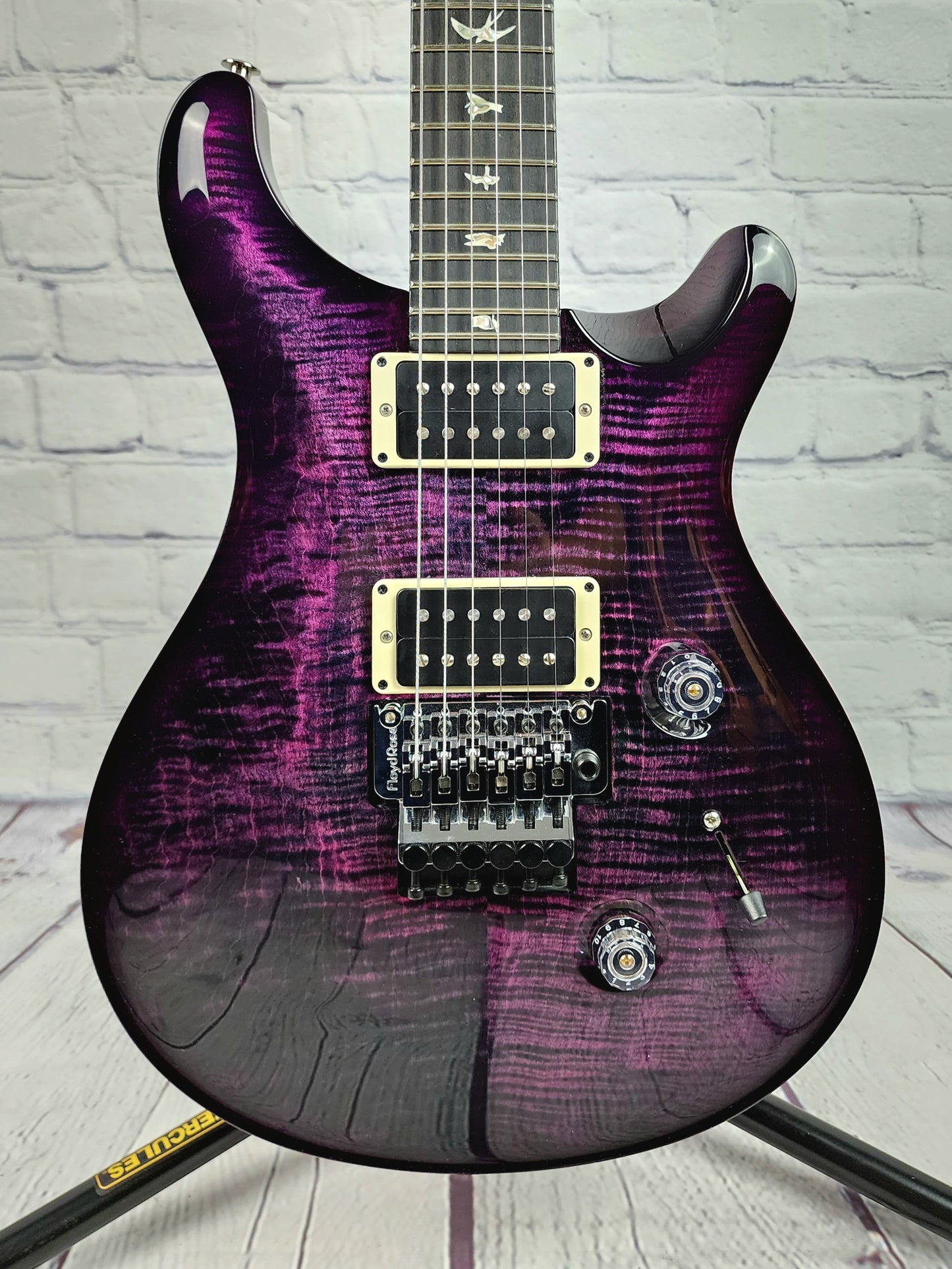 Paul Reed Smith PRS Custom 24 Floyd Electric Guitar Dark Violet Wrap