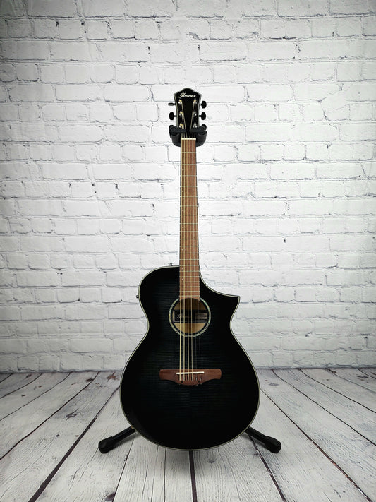 Ibanez AEWC400 TKS Electric Acoustic Transparent Black Sunburst