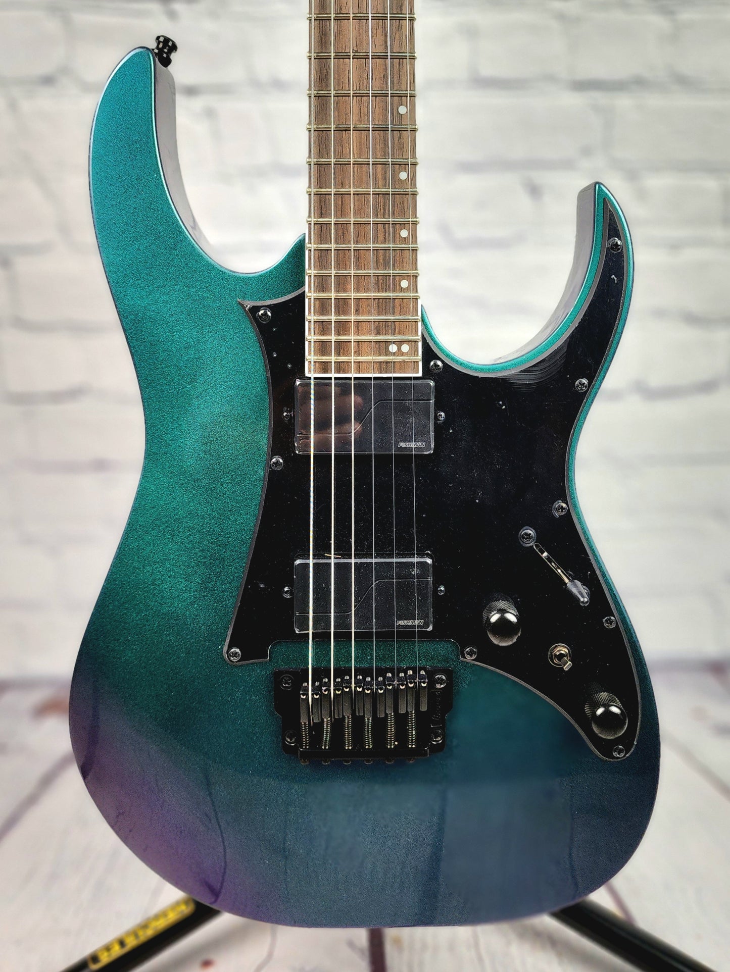 Ibanez Axion Label RG631ALF BCM 6 String Electric Guitar Blue Chameleon