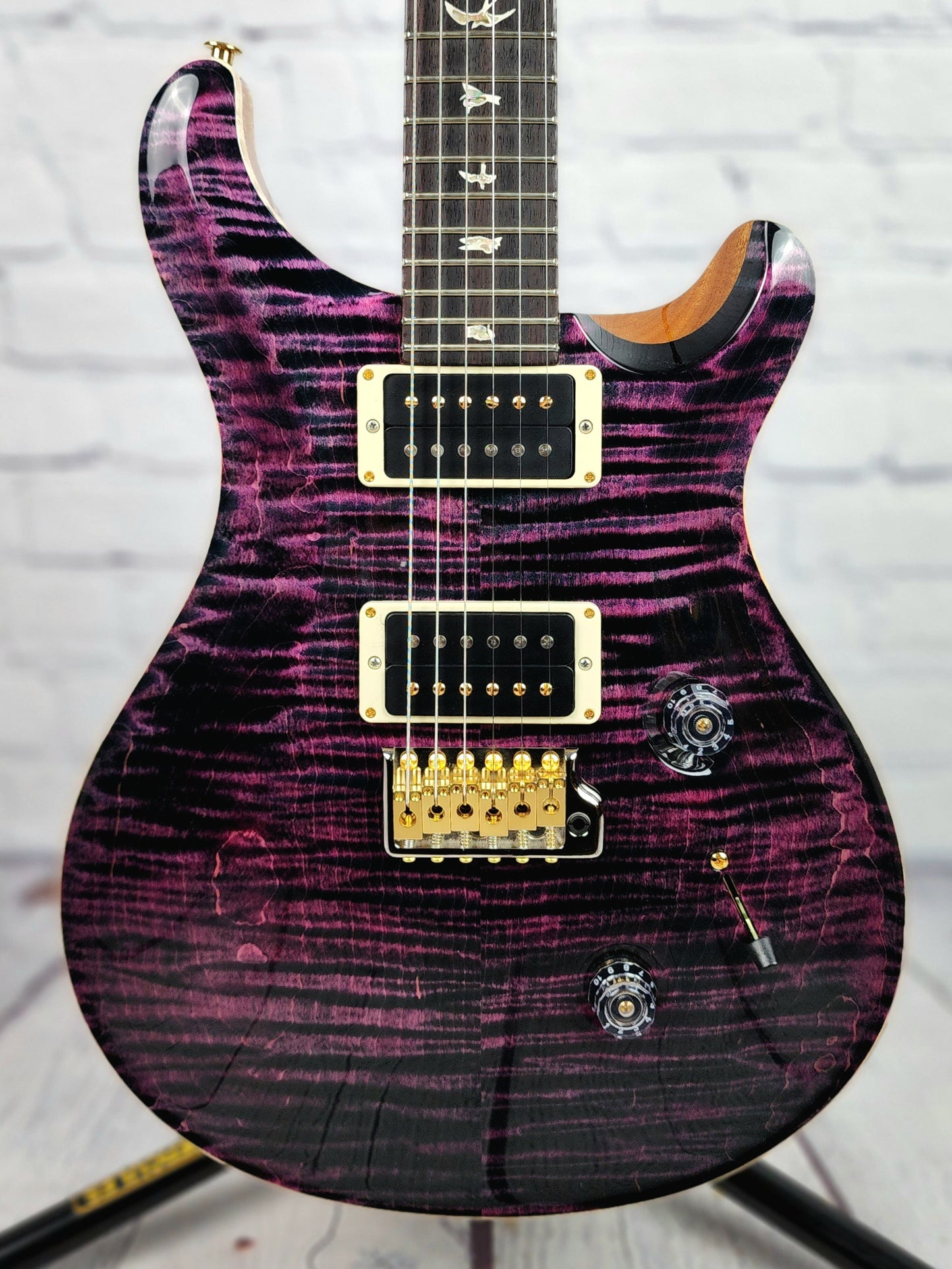 Paul Reed Smith PRS Custom 24 Core 10 Top Electric Guitar Purple Iris