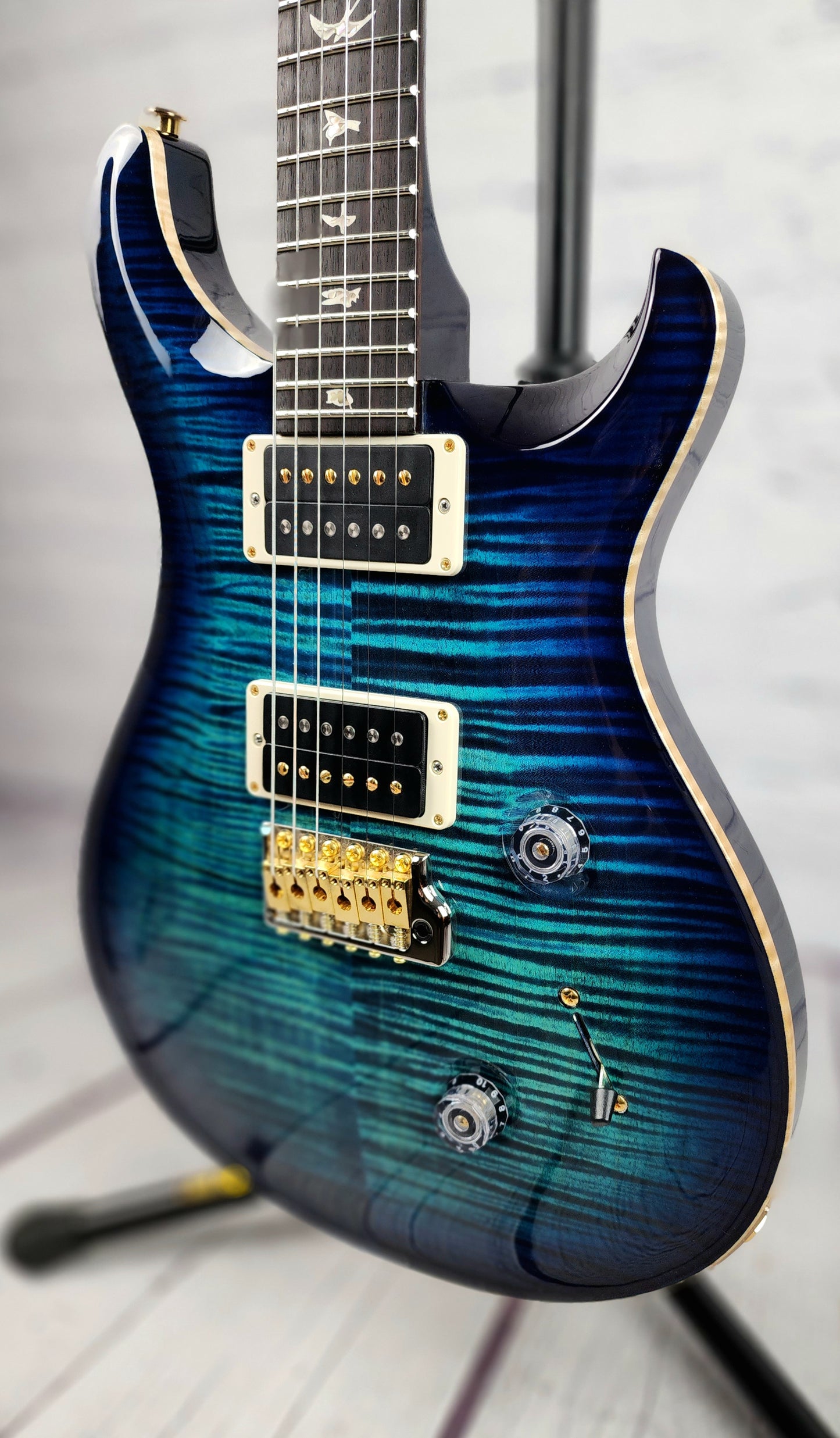Paul Reed Smith PRS Custom 24 Core 10 Top Electric Guitar Cobalt Blue