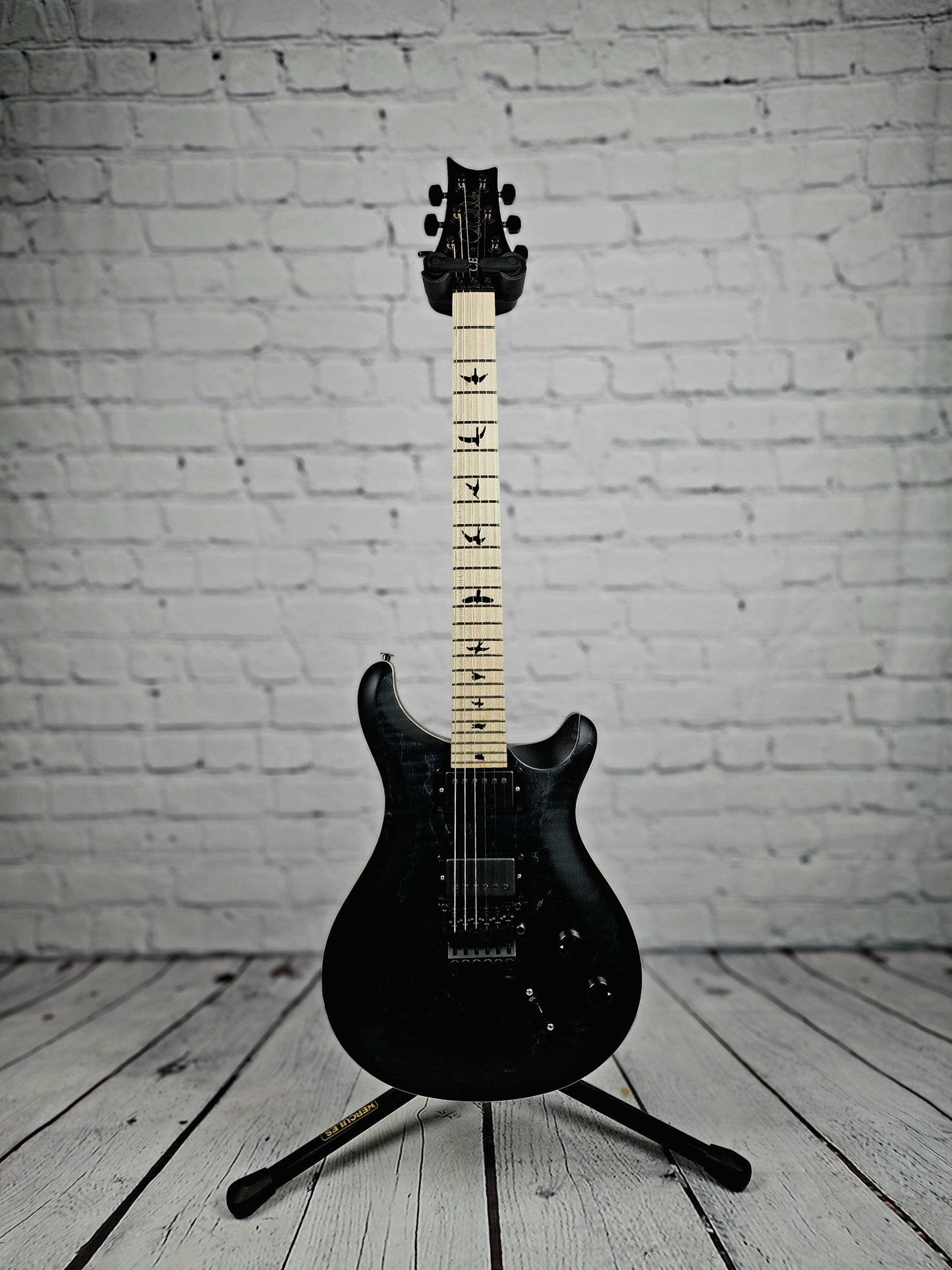 Paul Reed Smith PRS Dustie Waring CE24 Floyd Rose Electric Guitar Grey Black