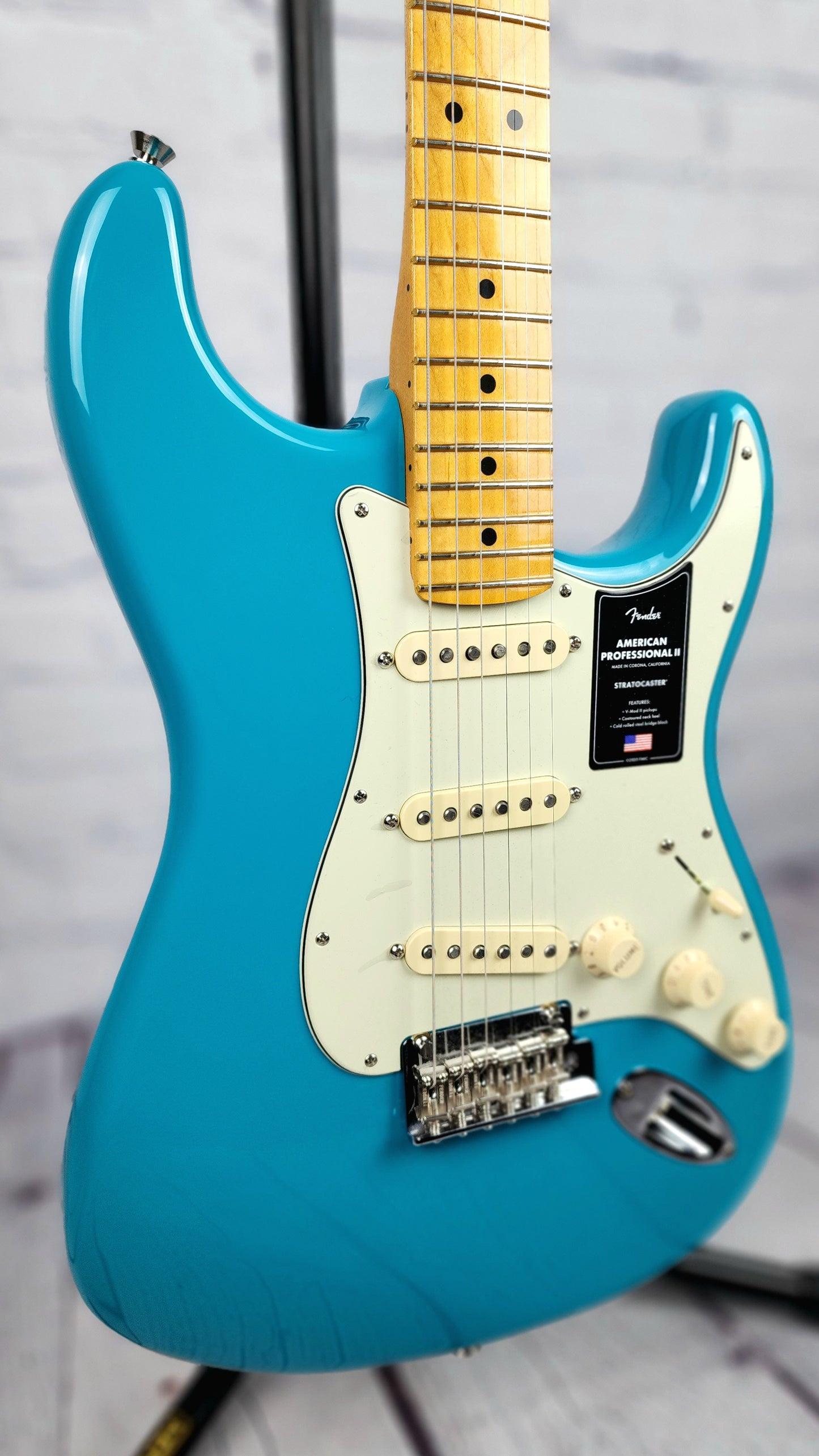 USED Fender Stratocaster Professional II Electric Guitar Miami Blue