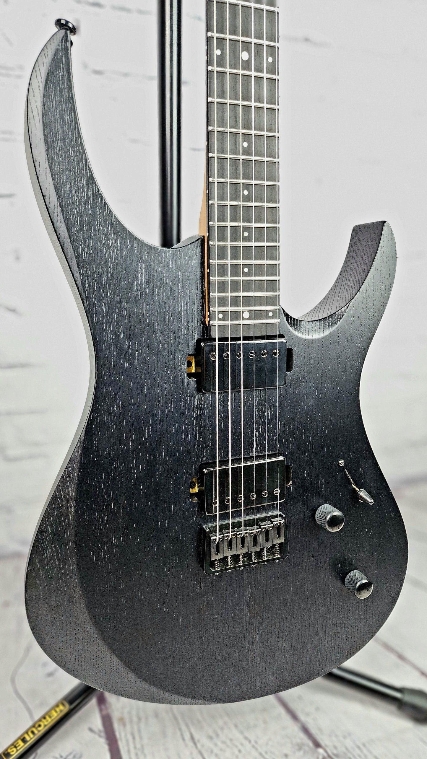 Balaguer Guitars Select Diablo 6 String Electric Guitar Rustic Black Limited