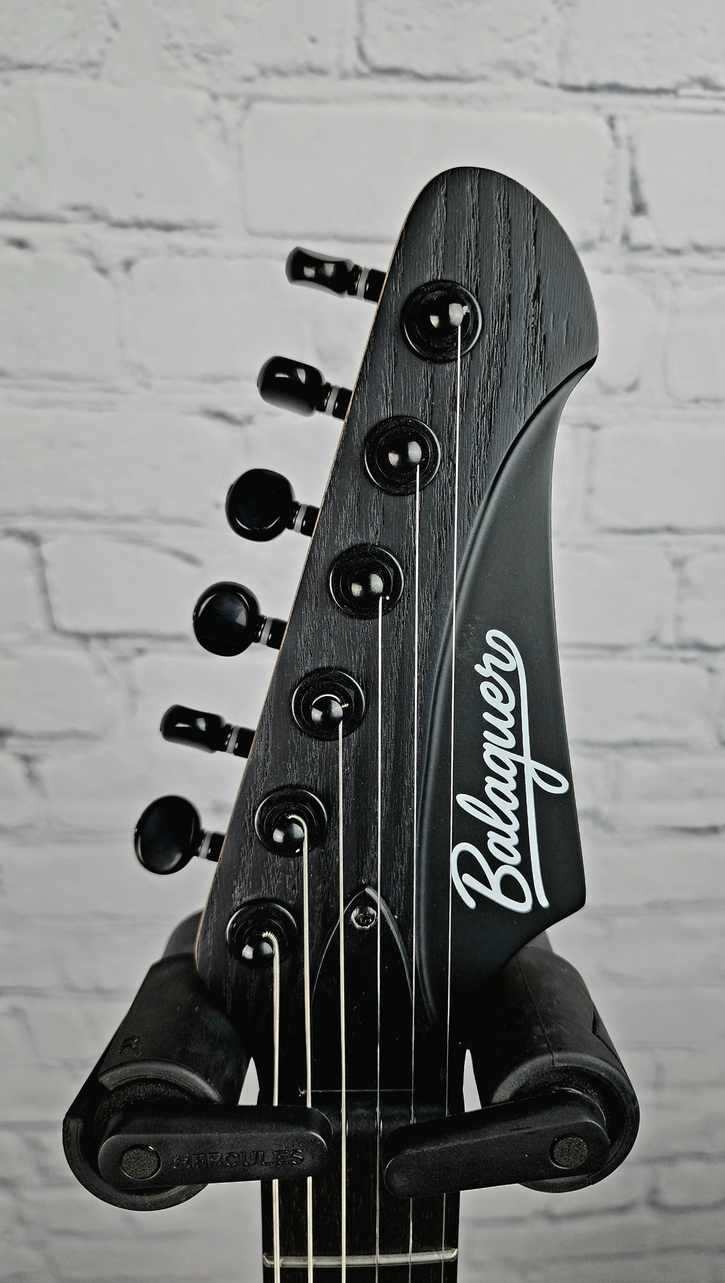 Balaguer Guitars Select Diablo 6 String Electric Guitar Rustic Black Limited