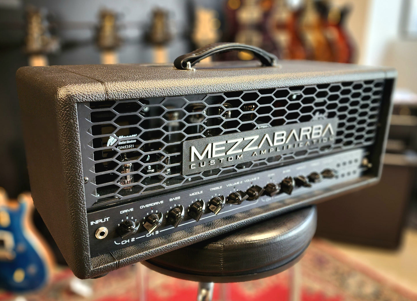 USED Mezzabarba Trinity 100w Amplifier Tube Amp Head Black Tolex