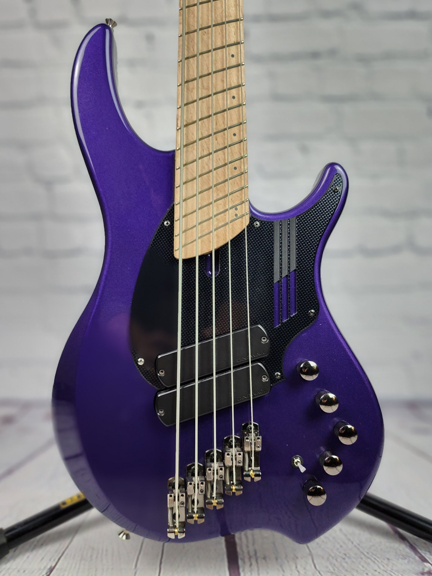 USED Dingwall NG2 Nolly 5 String Bass Purple Metallic Darkglass