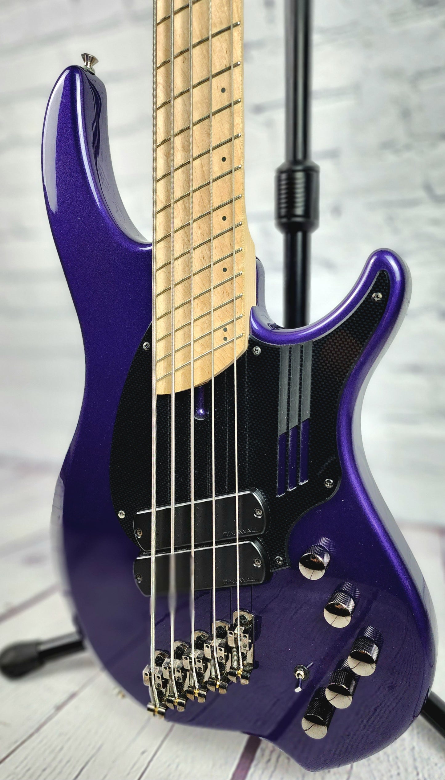 USED Dingwall NG2 Nolly 5 String Bass Purple Metallic Darkglass