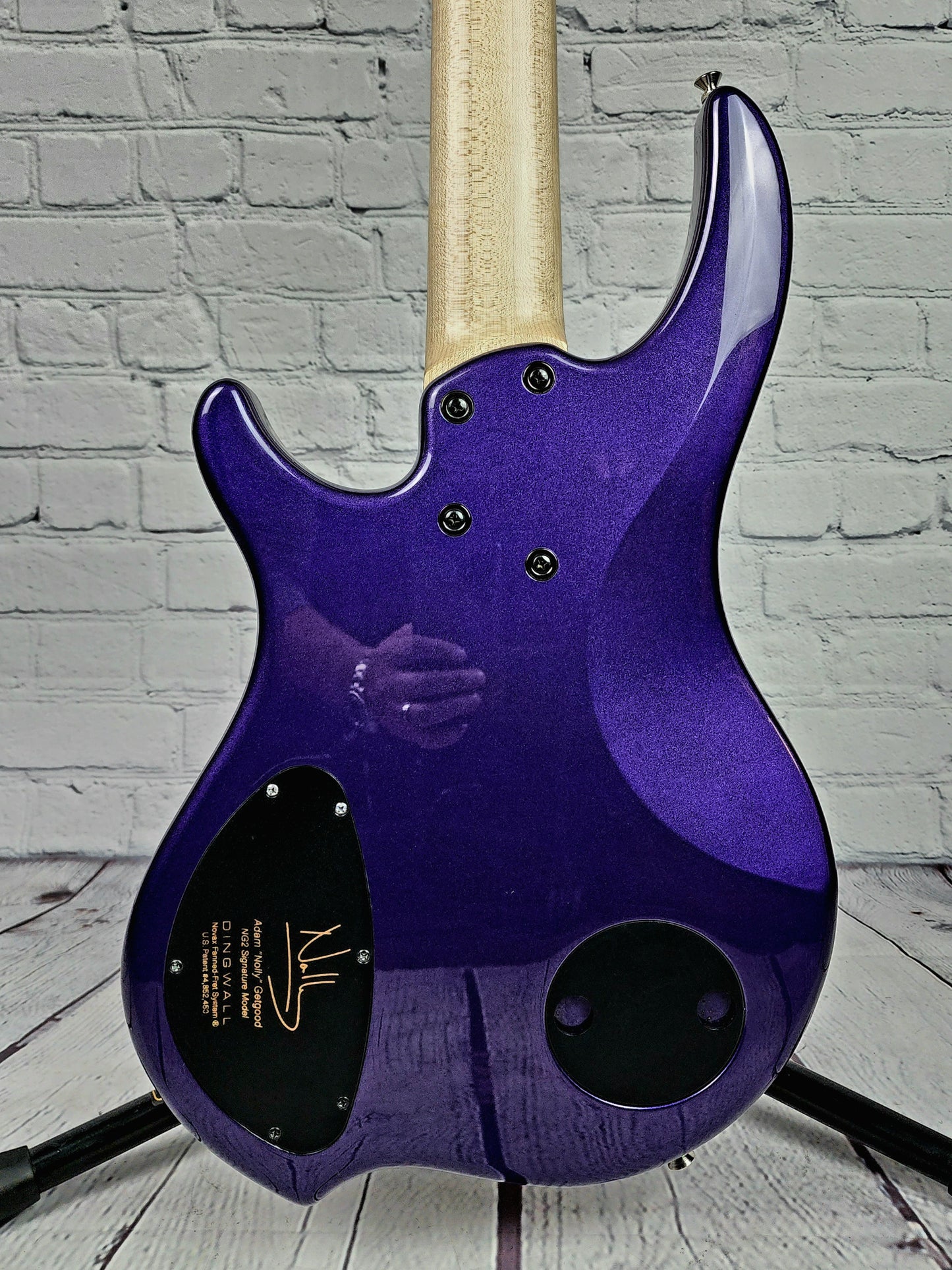 USED Dingwall NG2 Nolly 5 String Bass Purple Metallic Darkglass