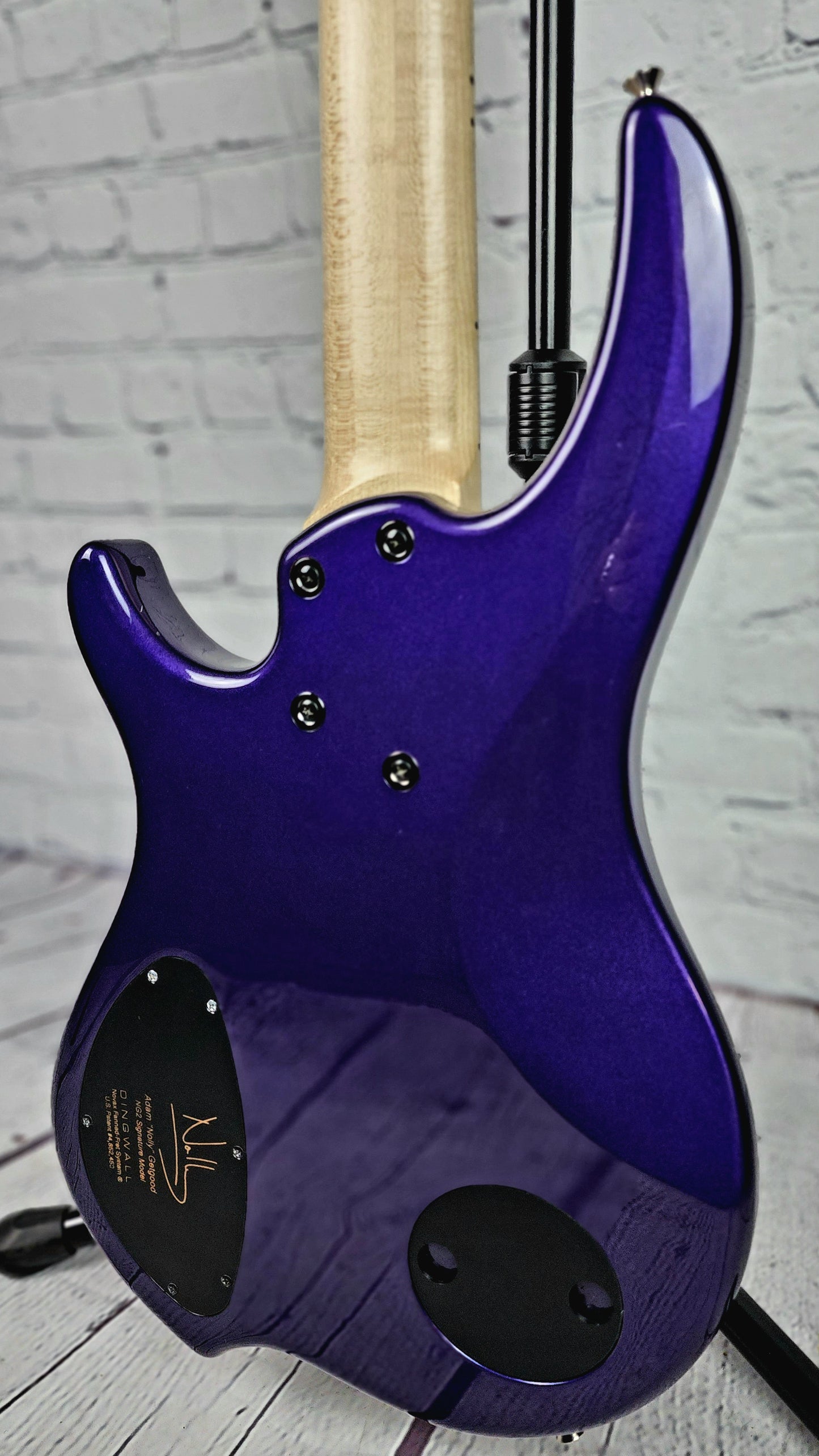 USED Dingwall NG2 Nolly 5 String Bass Purple Metallic Darkglass