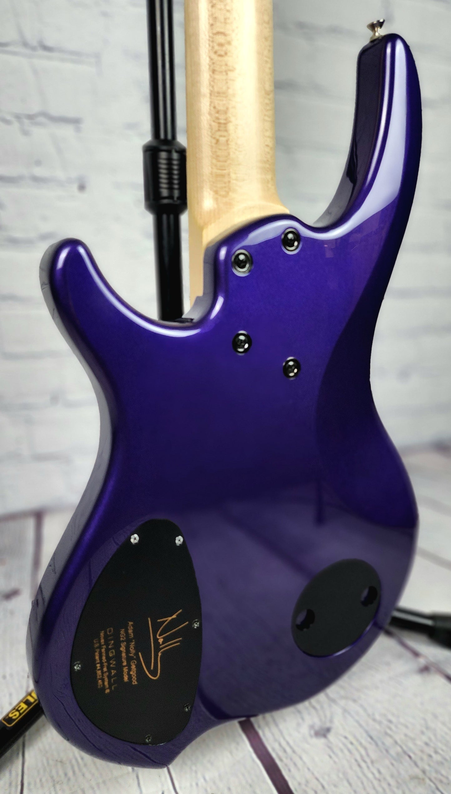 USED Dingwall NG2 Nolly 5 String Bass Purple Metallic Darkglass