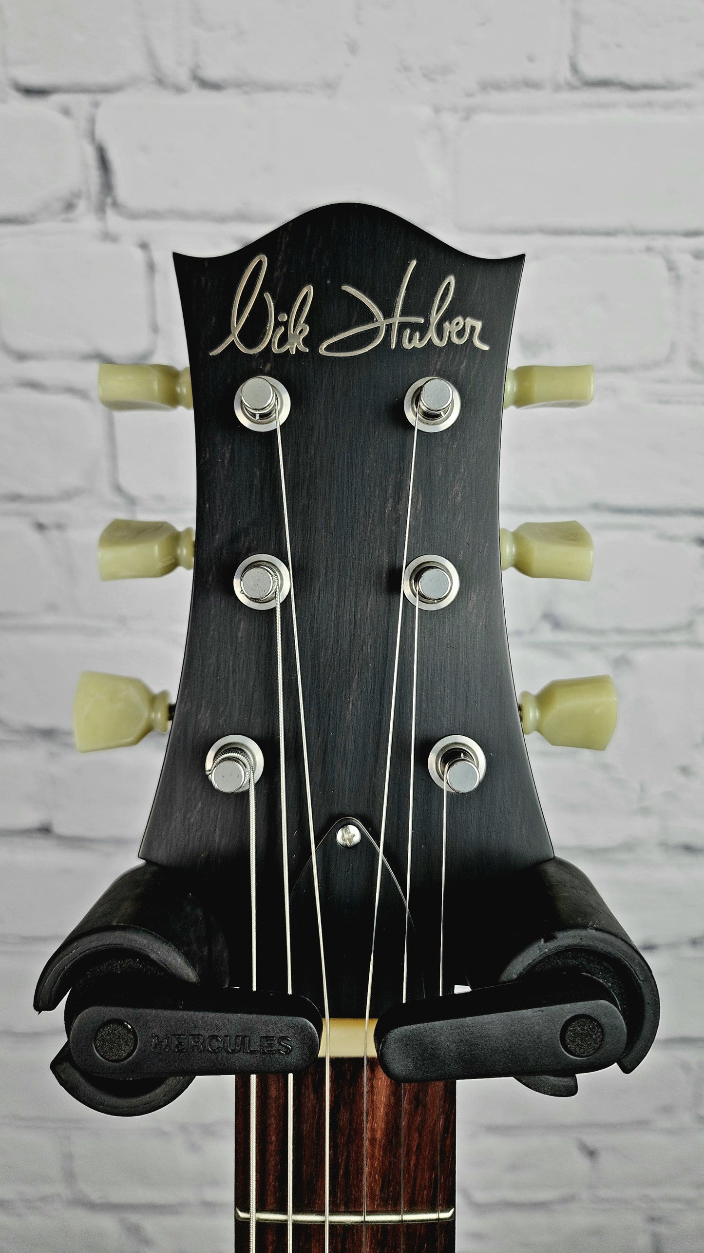 Nik Huber Krautster II Single Cut Electric Guitar Drab Olive Green