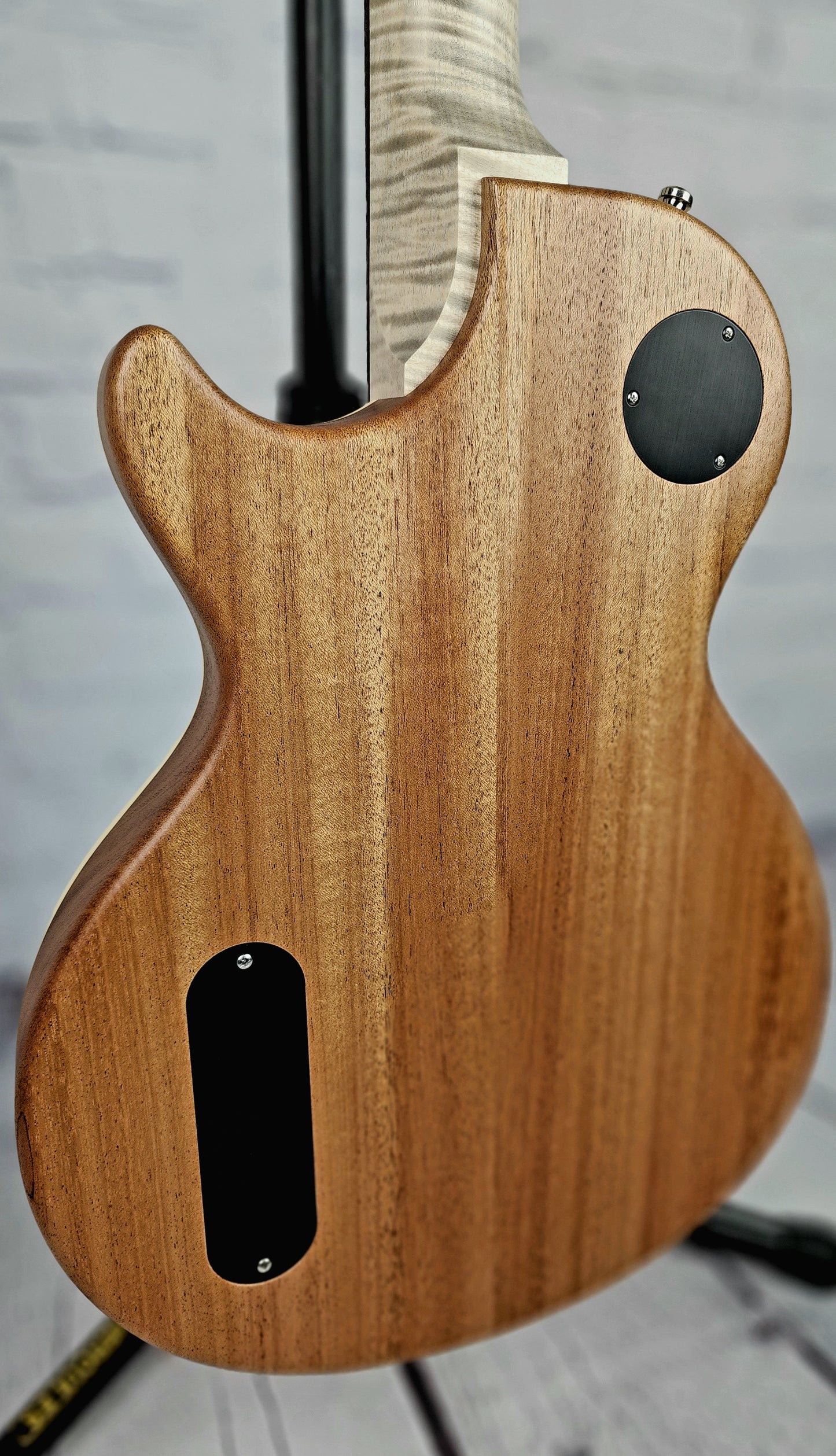 Nik Huber Krautster II Single Cut Electric Guitar Drab Olive Green