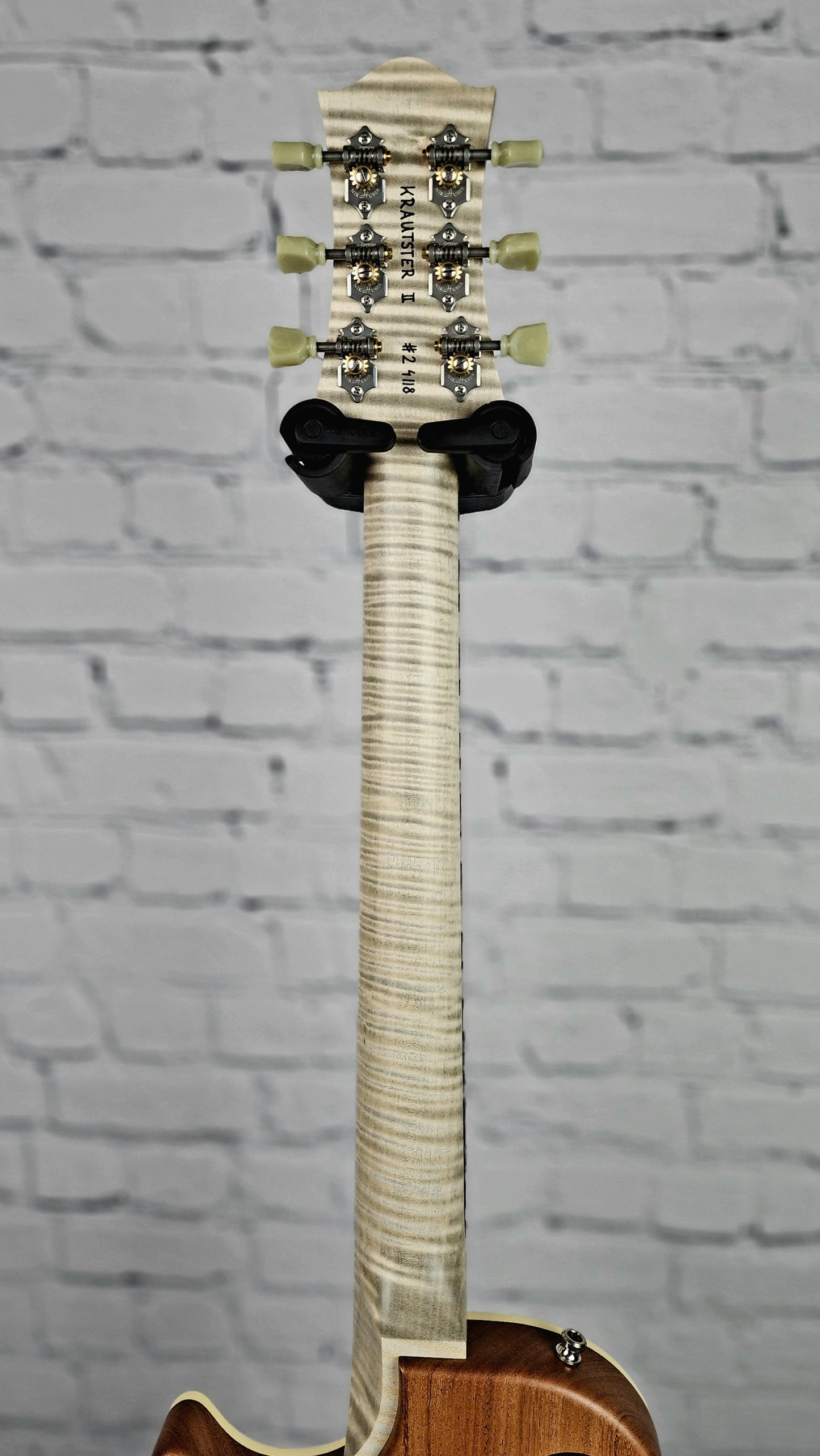 Nik Huber Krautster II Single Cut Electric Guitar Drab Olive Green