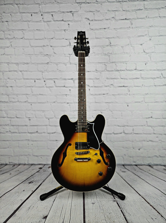 Heritage Guitars H-535 SUN Semi-Hollow Electric Guitar Sunburst