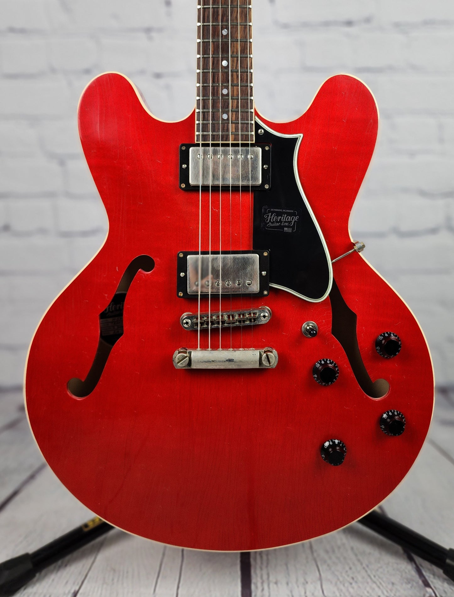 Heritage Guitars H-535 TRC Artisan Aged Transparent Cherry Semi-Hollow Electric Guitar