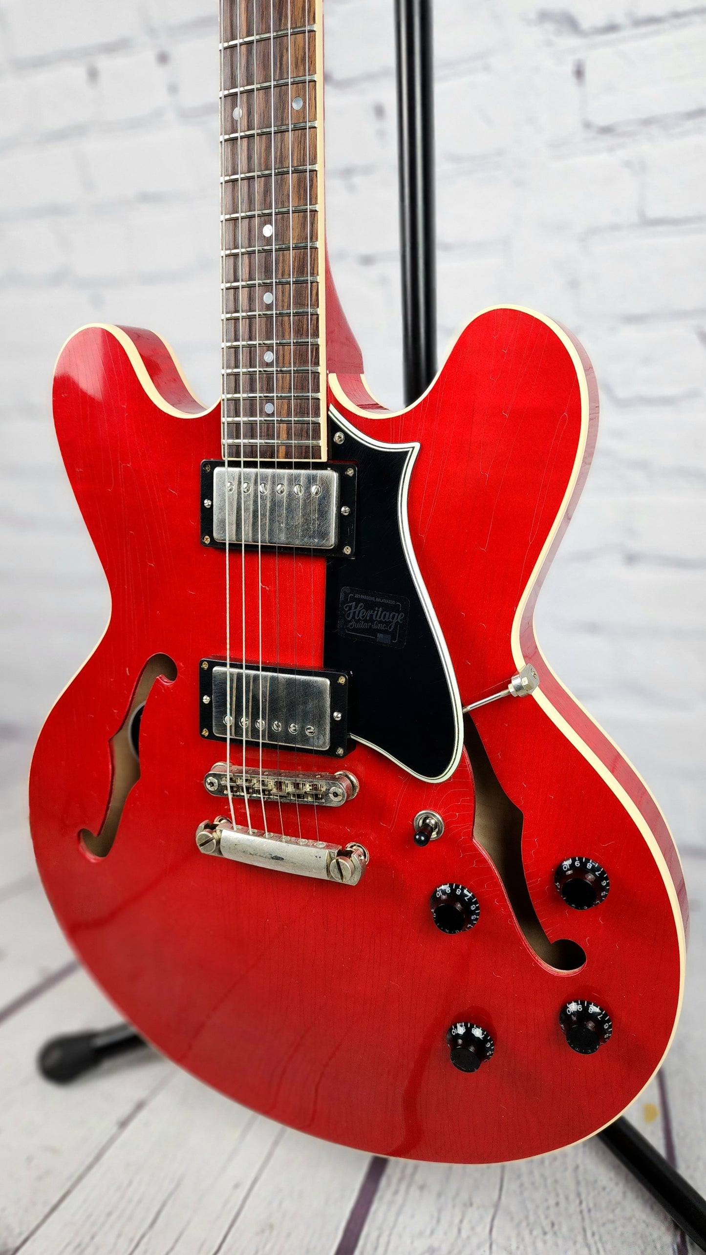 Heritage Guitars H-535 TRC Artisan Aged Transparent Cherry Semi-Hollow Electric Guitar