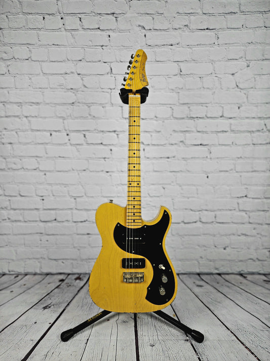 Fano Guitars TC6 Oltre 6 String Electric Guitar Lollar P90 Staple Butterscotch Blonde
