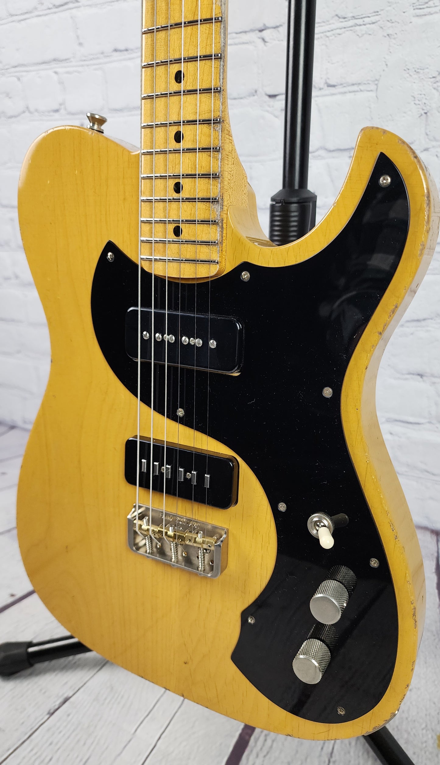 Fano Guitars TC6 Oltre 6 String Electric Guitar Lollar P90 Staple Butterscotch Blonde