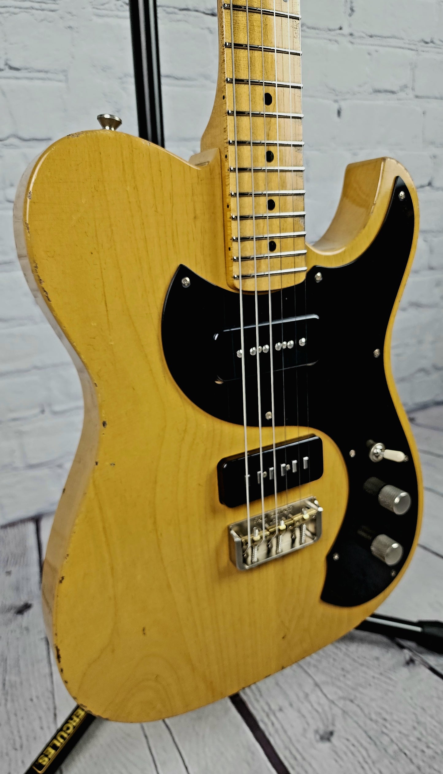 Fano Guitars TC6 Oltre 6 String Electric Guitar Lollar P90 Staple Butterscotch Blonde