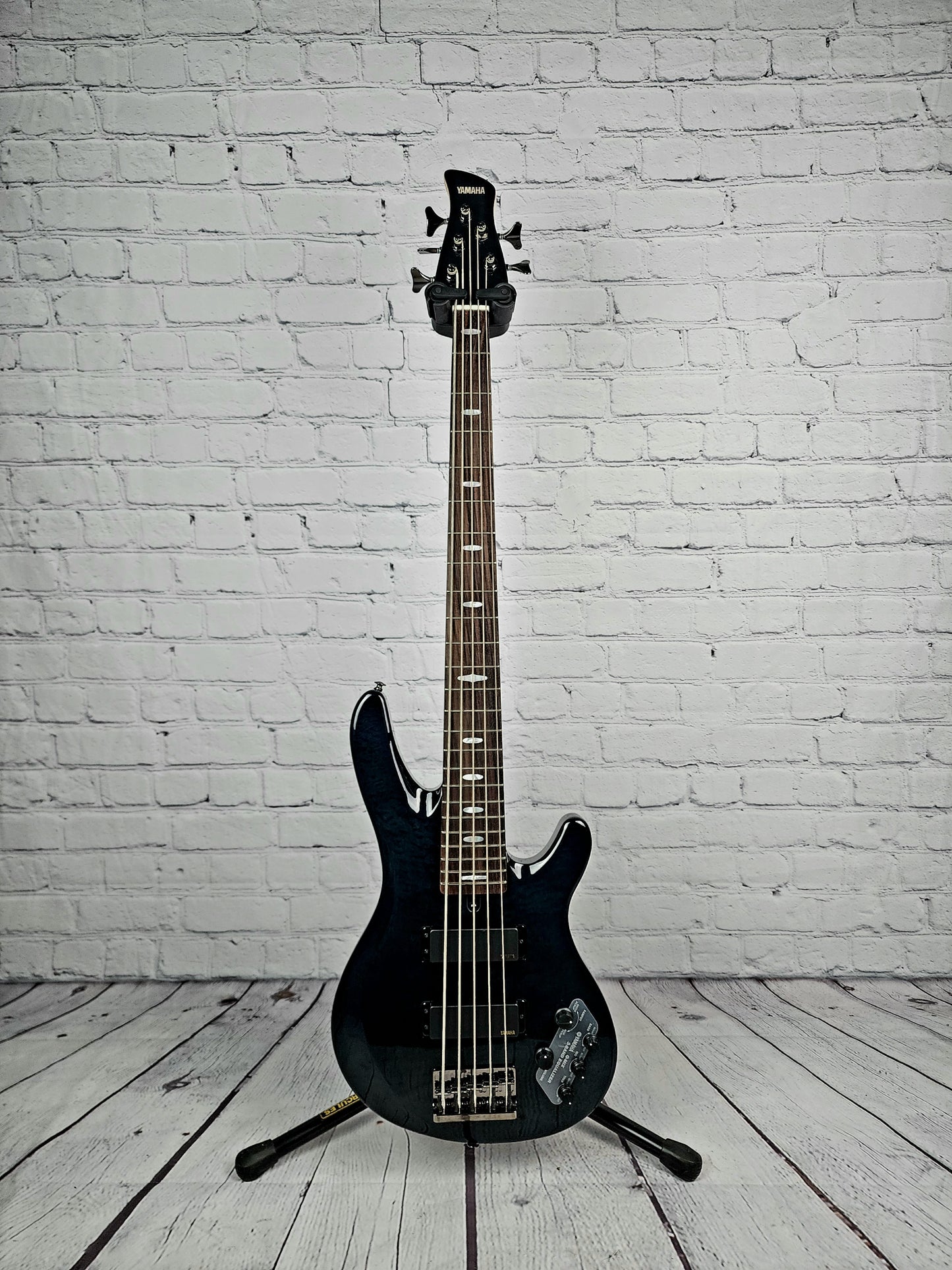 Yamaha TRB1005J TBL 5 String Electric Bass Guitar Translucent Black