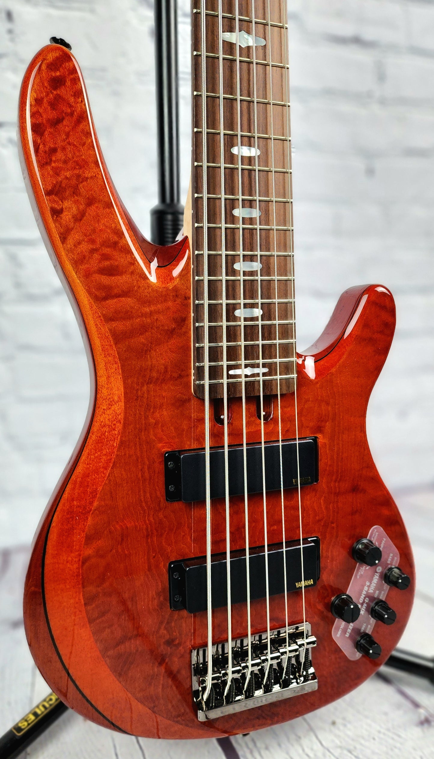 Yamaha TRB1006J CB 6 String Bass Guitar Caramel Brown