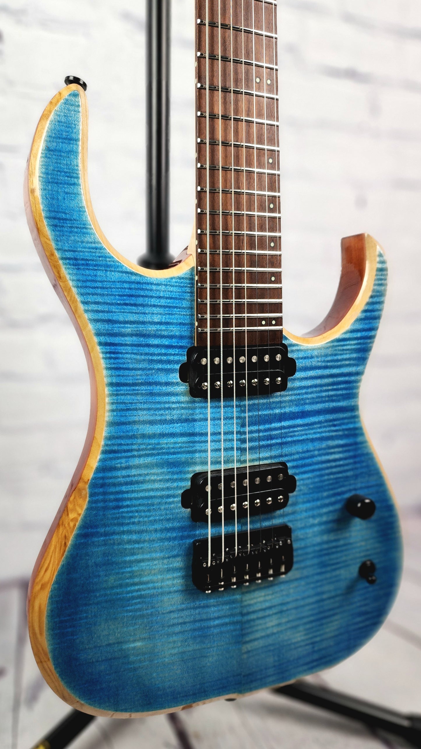 Charbonneau Guitars Scimtar 7S 7 String Electric Guitar Blue Denim