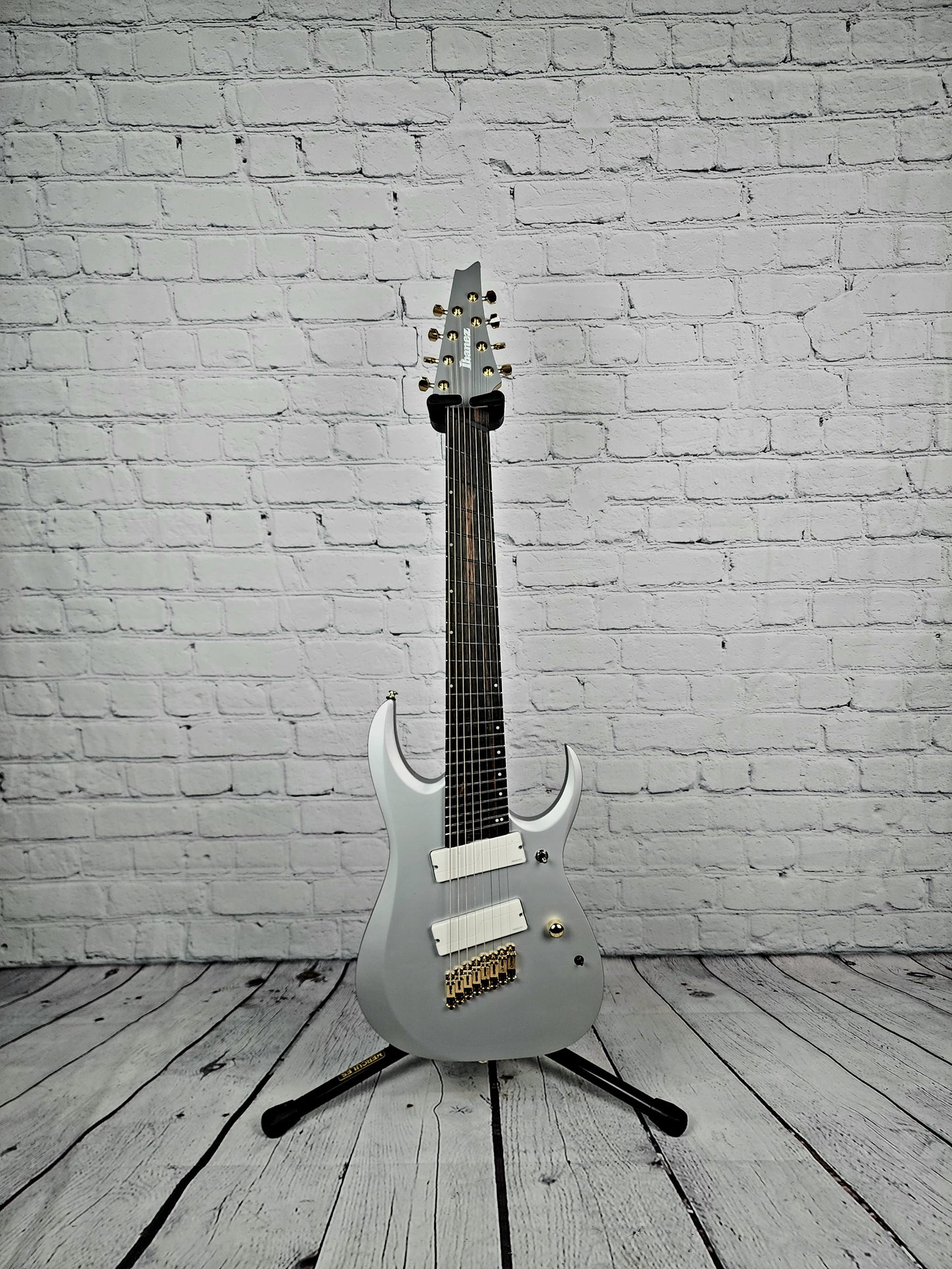 Ibanez Axe Design Lab RGDMS8 CSM 8 String Multiscale Electric Guitar Classic Silver Matte
