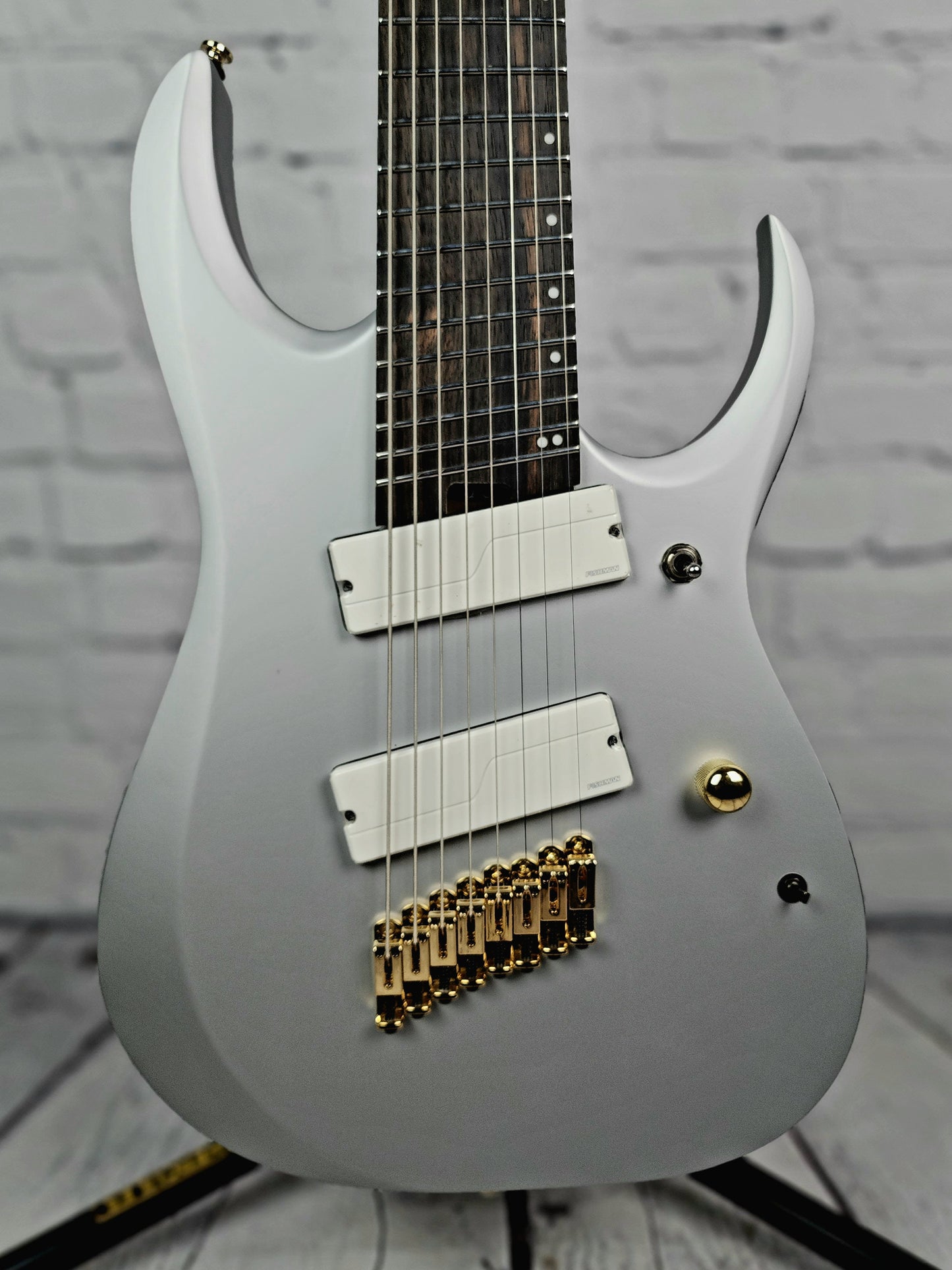 Ibanez RSDMS8 CSM 8 String Multiscale Electric Guitar Classic Silver Matte