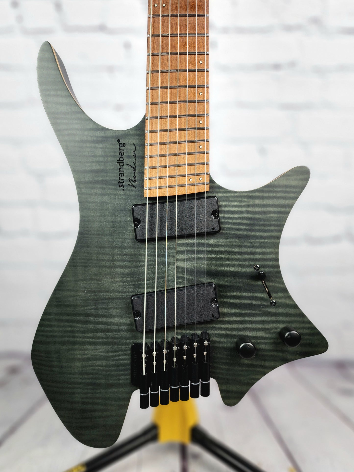 USED Strandberg Boden Standard 7 String Flame Maple Trans Black