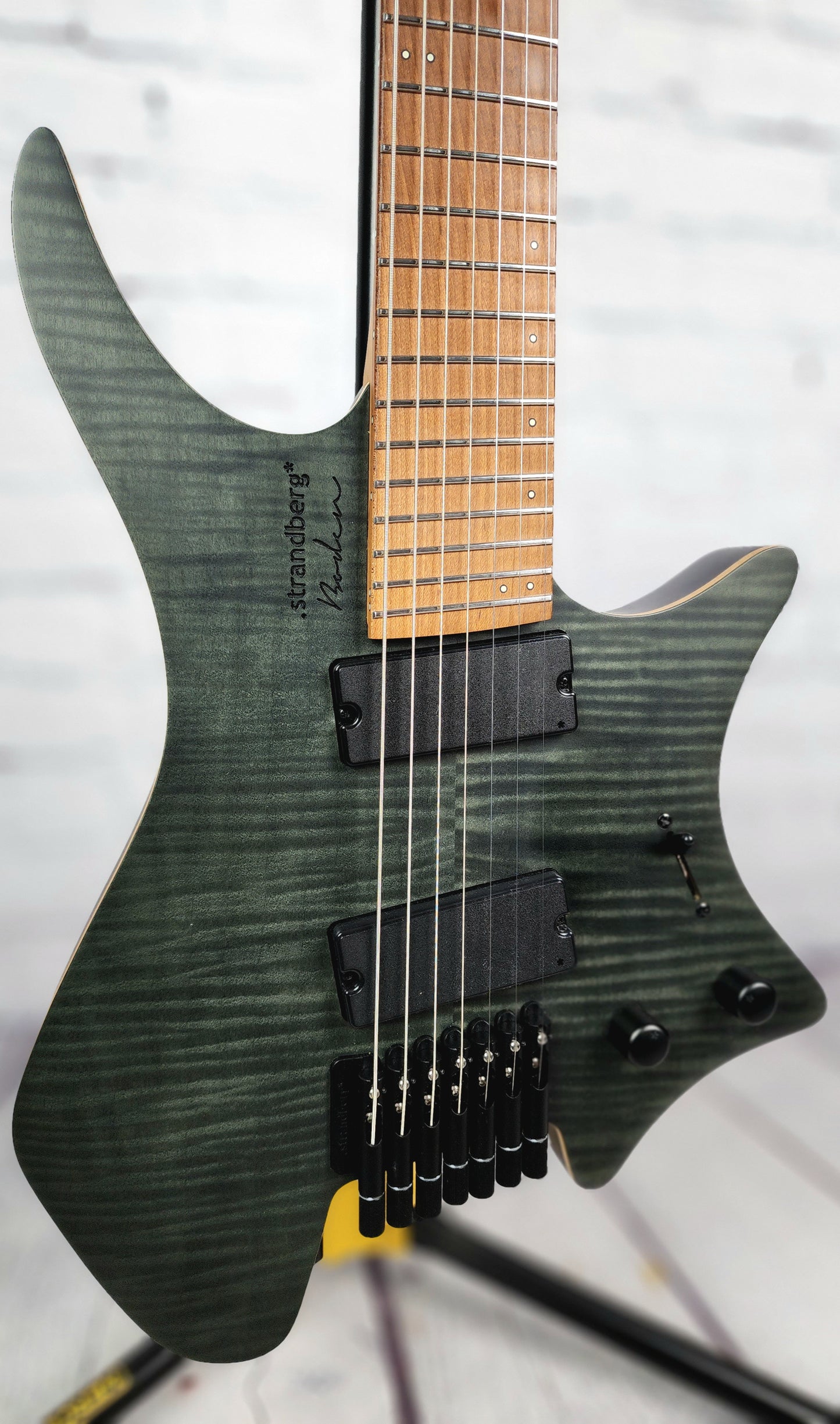 USED Strandberg Boden Standard 7 String Flame Maple Trans Black