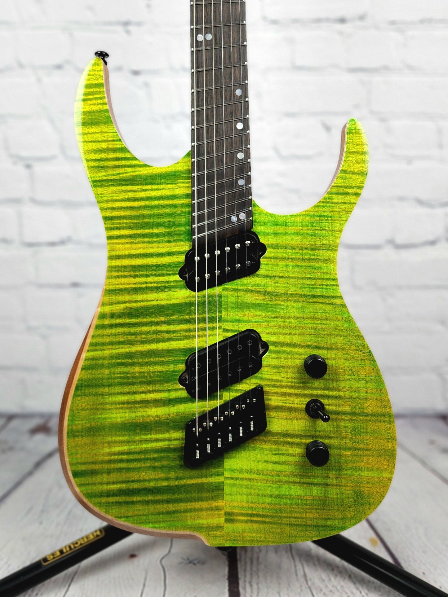 Ormsby Guitars Hypemachine Factory Standard H3 NAMM 6 String Electric Guitar Lime