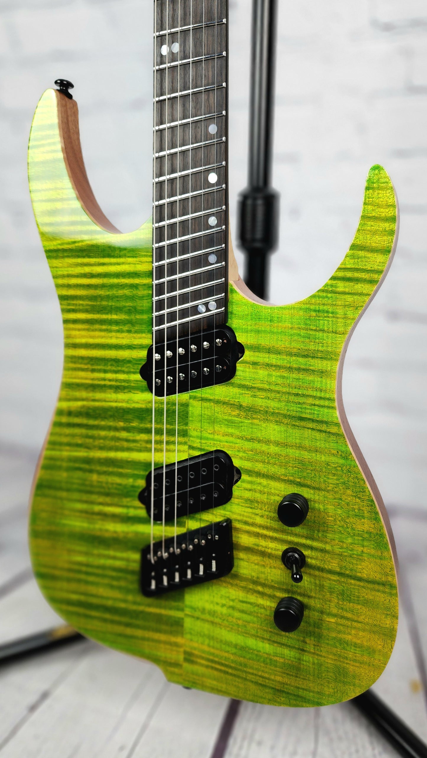 Ormsby Guitars Hypemachine Factory Standard H3 NAMM 6 String Electric Guitar Lime