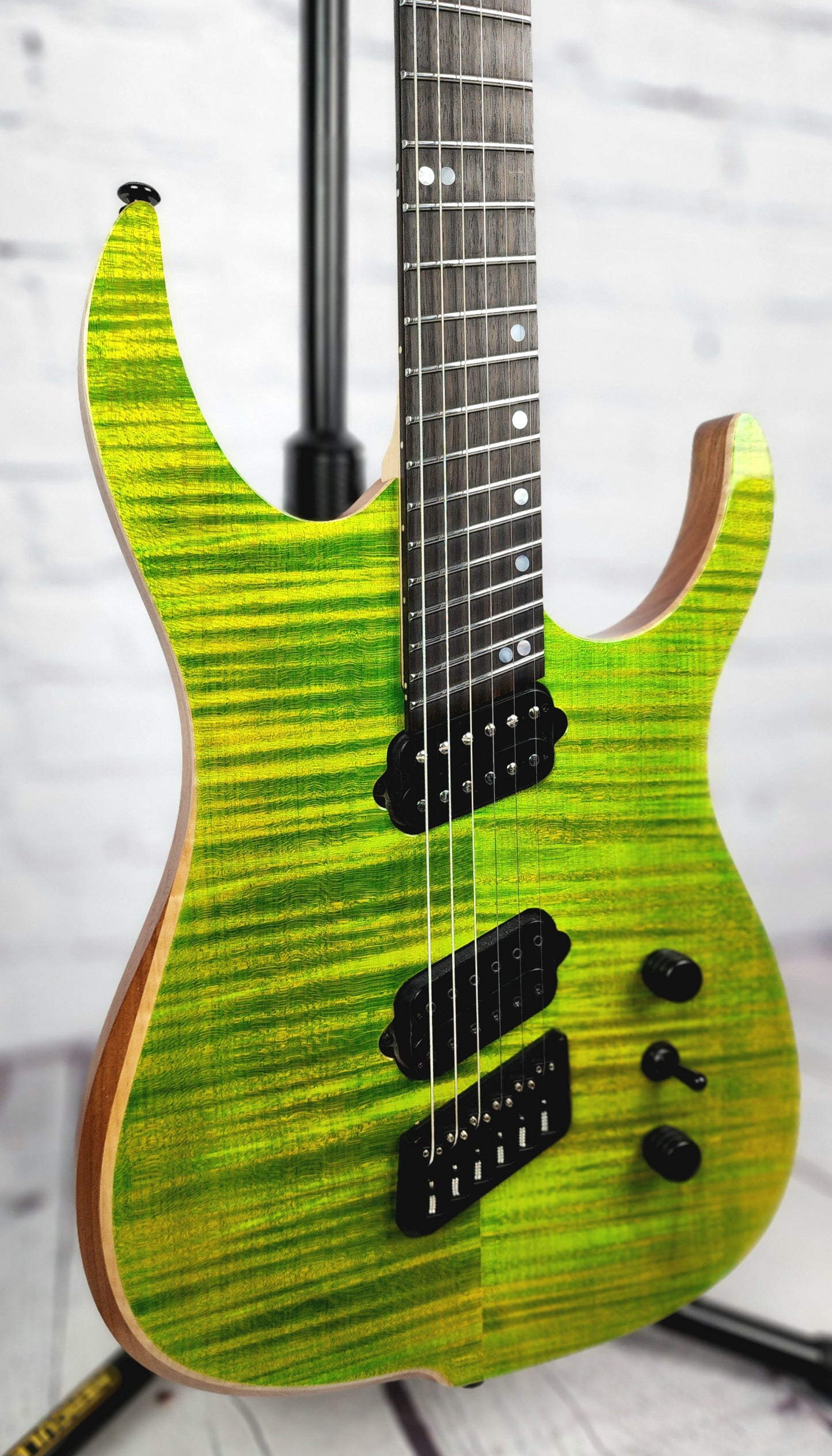 Ormsby Guitars Hypemachine Factory Standard H3 NAMM 6 String Electric Guitar Lime