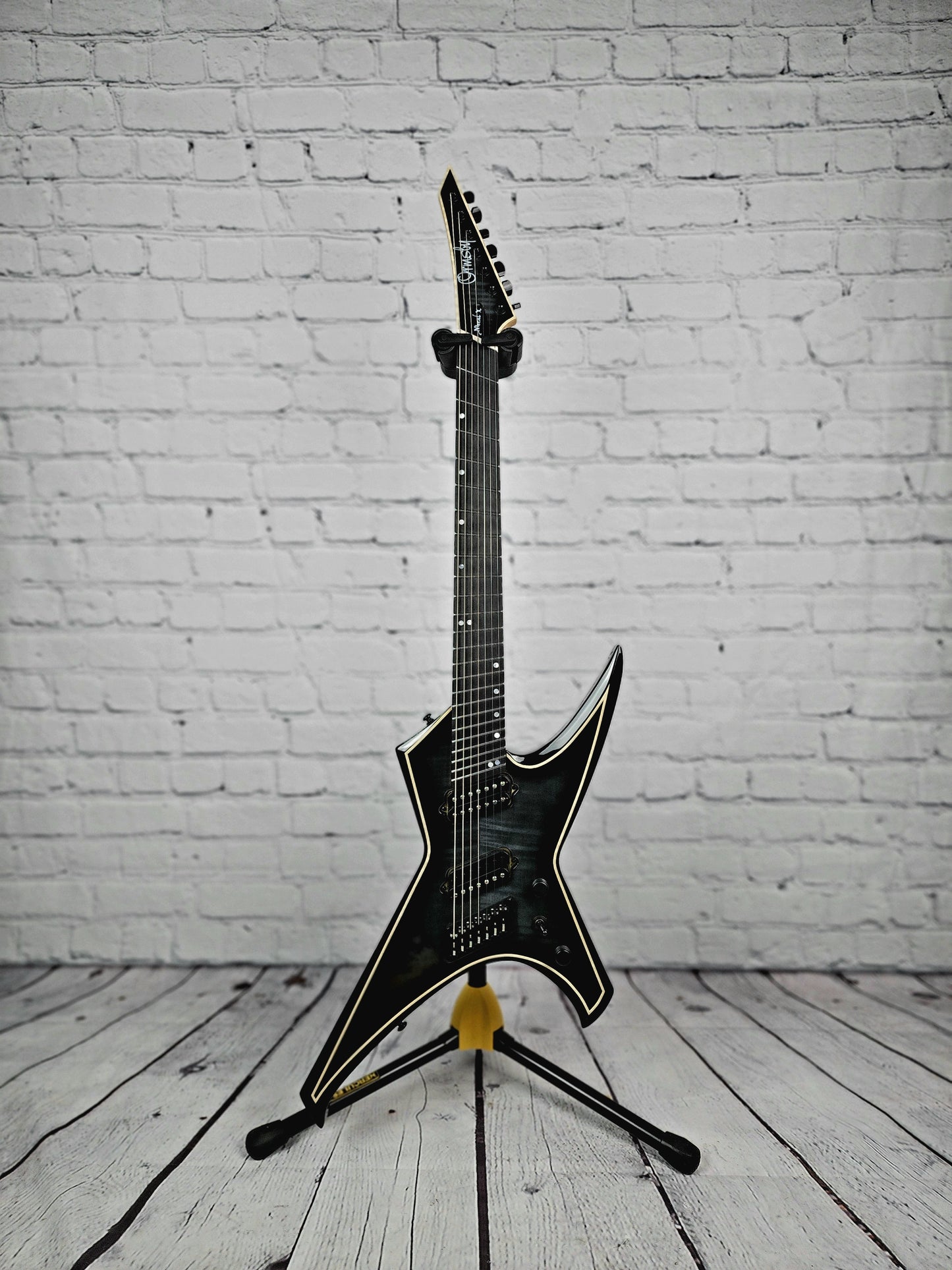 Ormsby Guitars Metal X GTR 7 String Electric Guitar Dahlia Black RUN 16