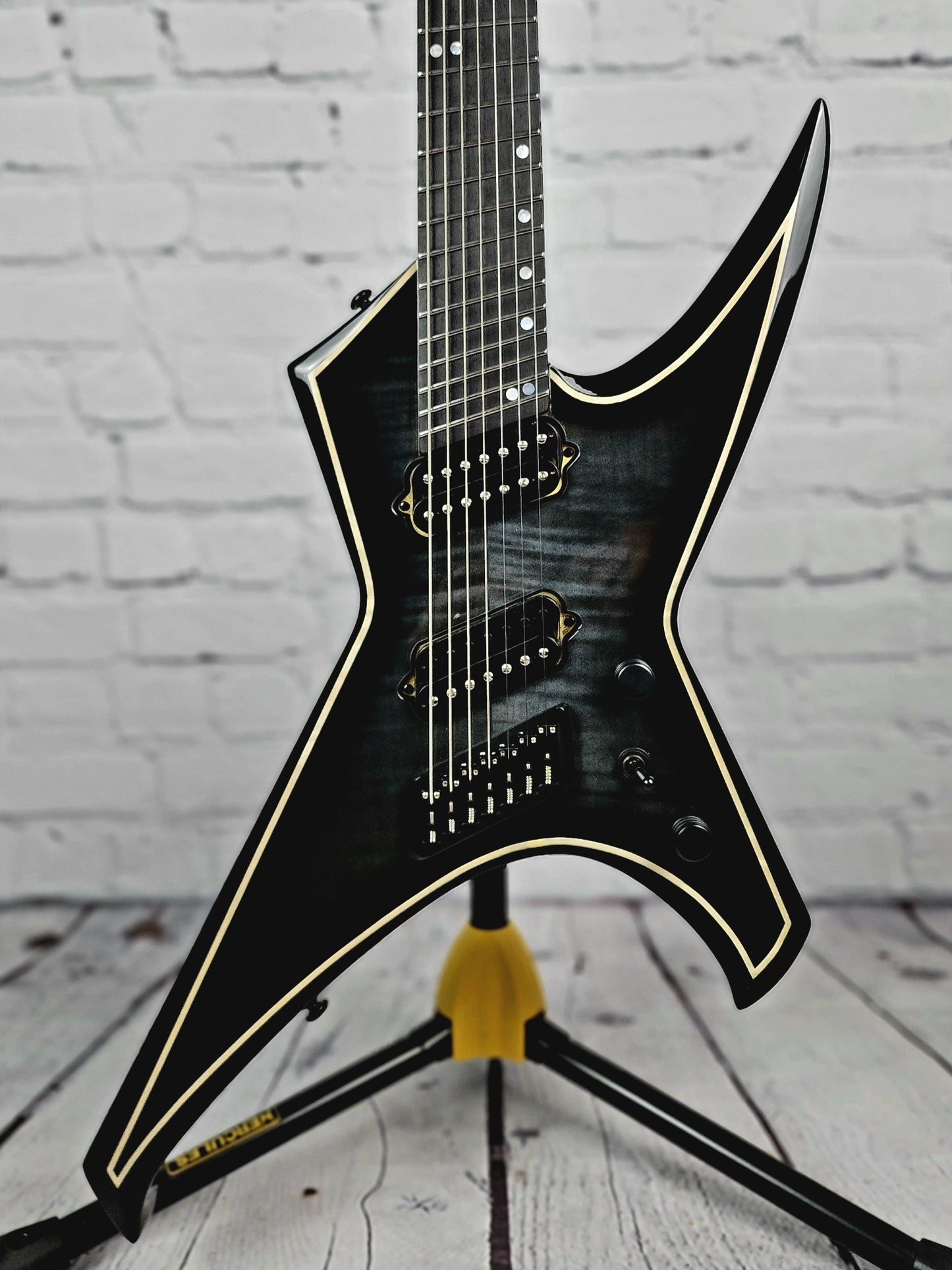 Ormsby Guitars Metal X GTR 7 String Electric Guitar Dahlia Black RUN 16