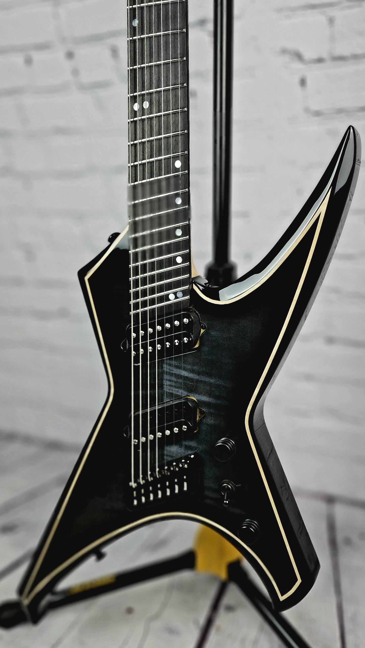 Ormsby Guitars Metal X GTR 7 String Electric Guitar Dahlia Black RUN 16