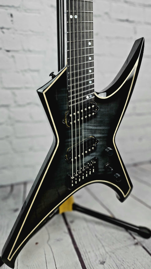 Ormsby Guitars Metal X GTR 7 String Electric Guitar Dahlia Black RUN 1