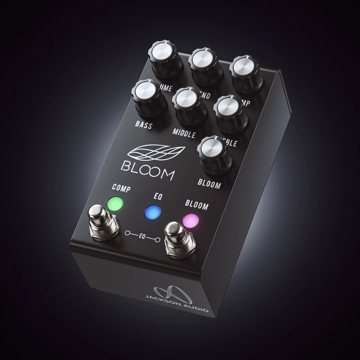 Jackson Audio Bloom V2 MIDI Compressor/EQ/Boost Pedal Black