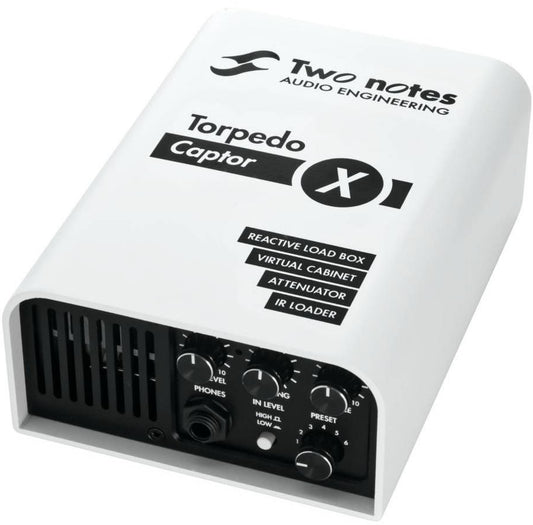 Two Notes Torpedo Captor X Reactive Load Box Cab Sim Attenuator